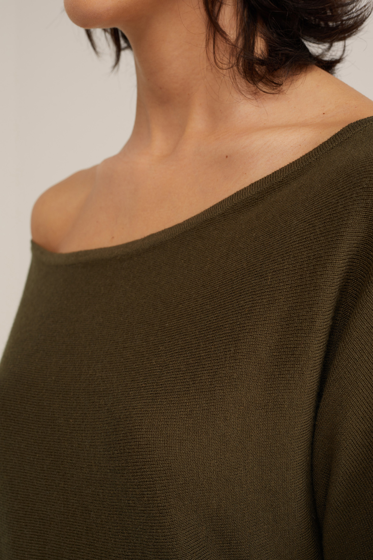 KNITTED PULLOVER ARMY GREEN 6