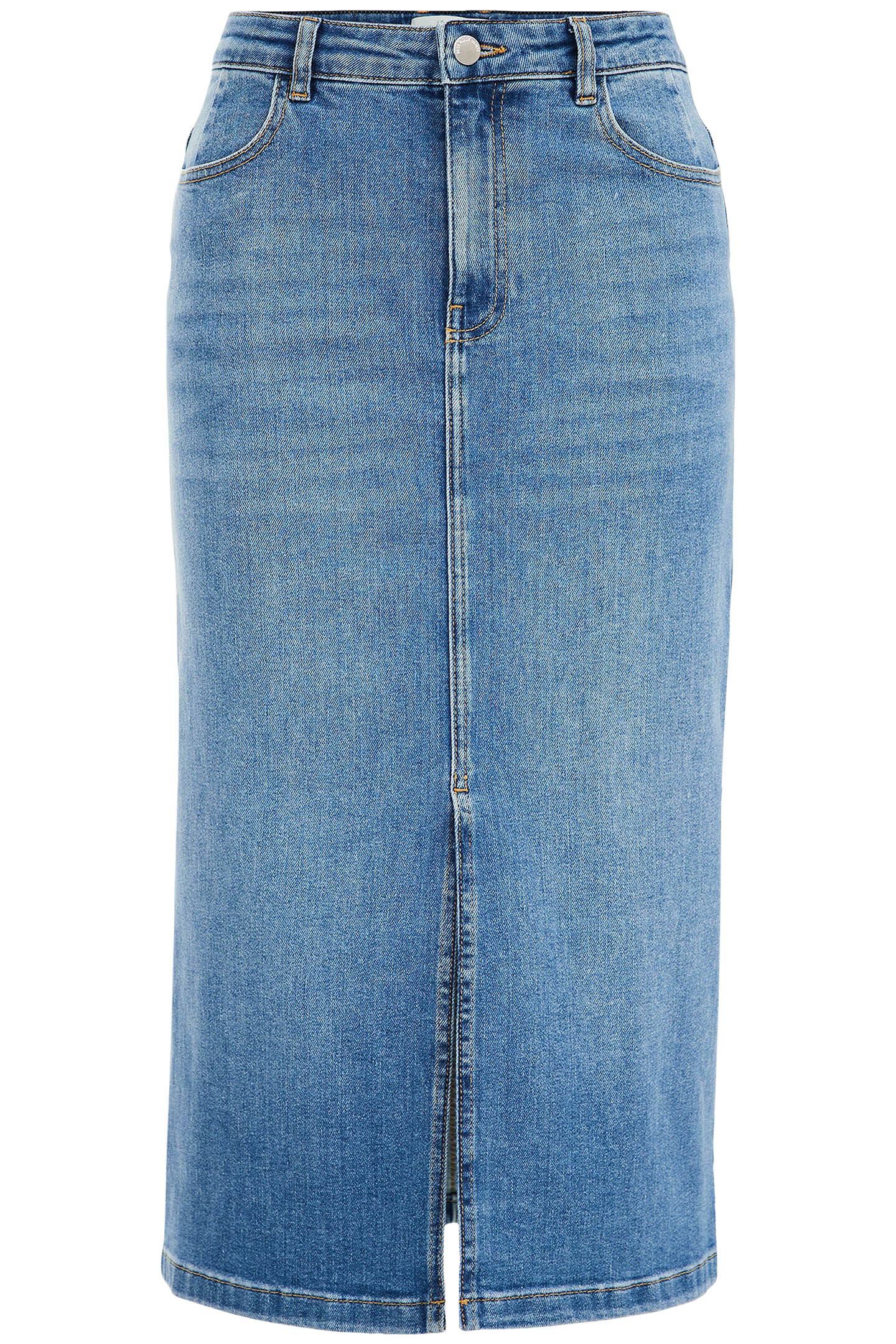 SKIRT MEDIUM LENGTH BLUE 4