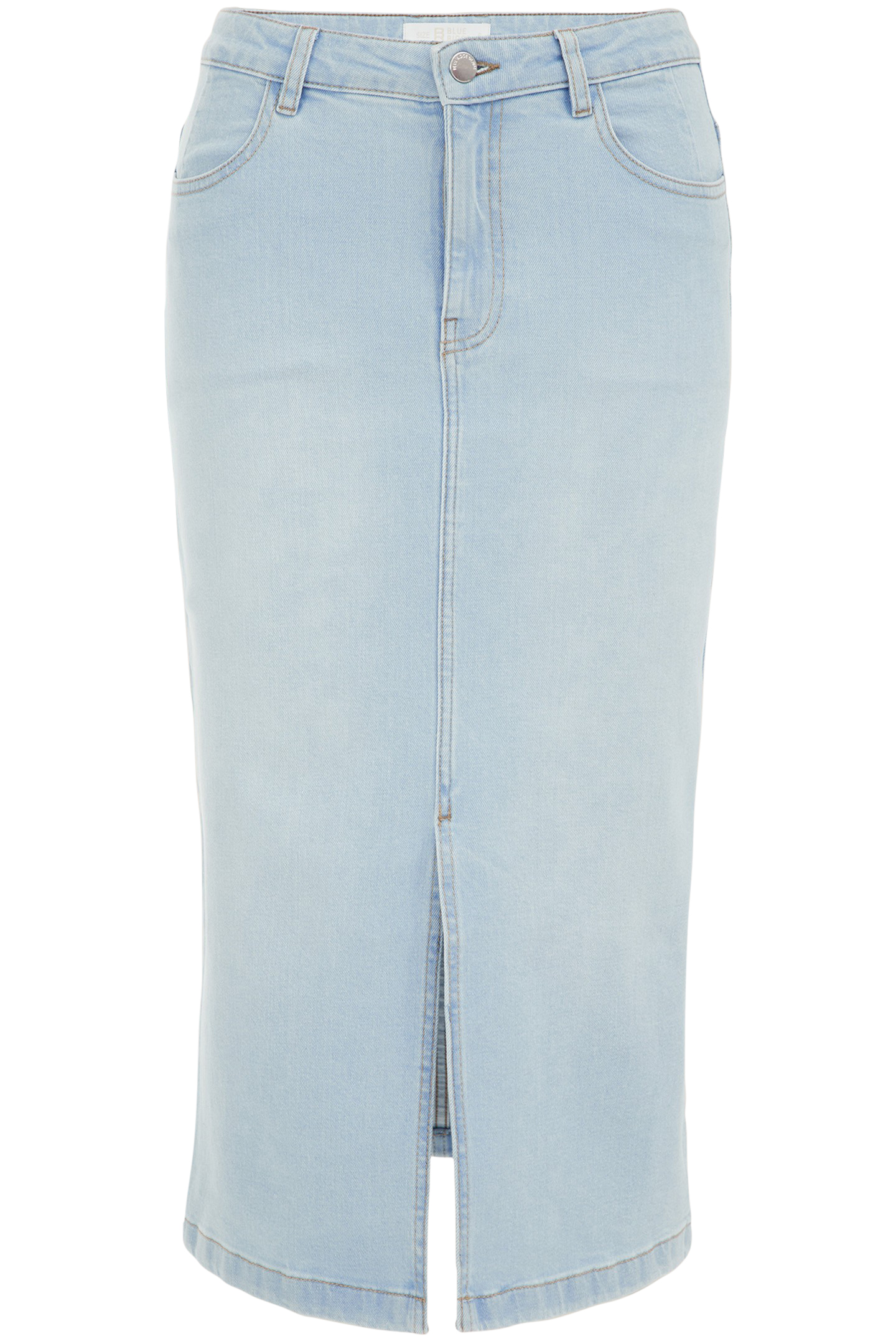 SKIRT MEDIUM LENGTH LIGHT BLUE 4