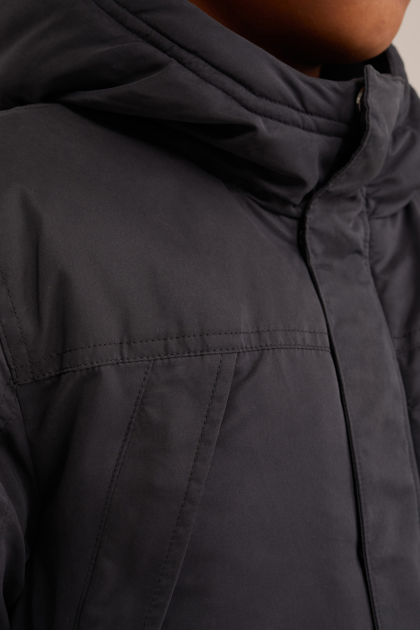 JACKET LONG LENGTH DARK GREY 5