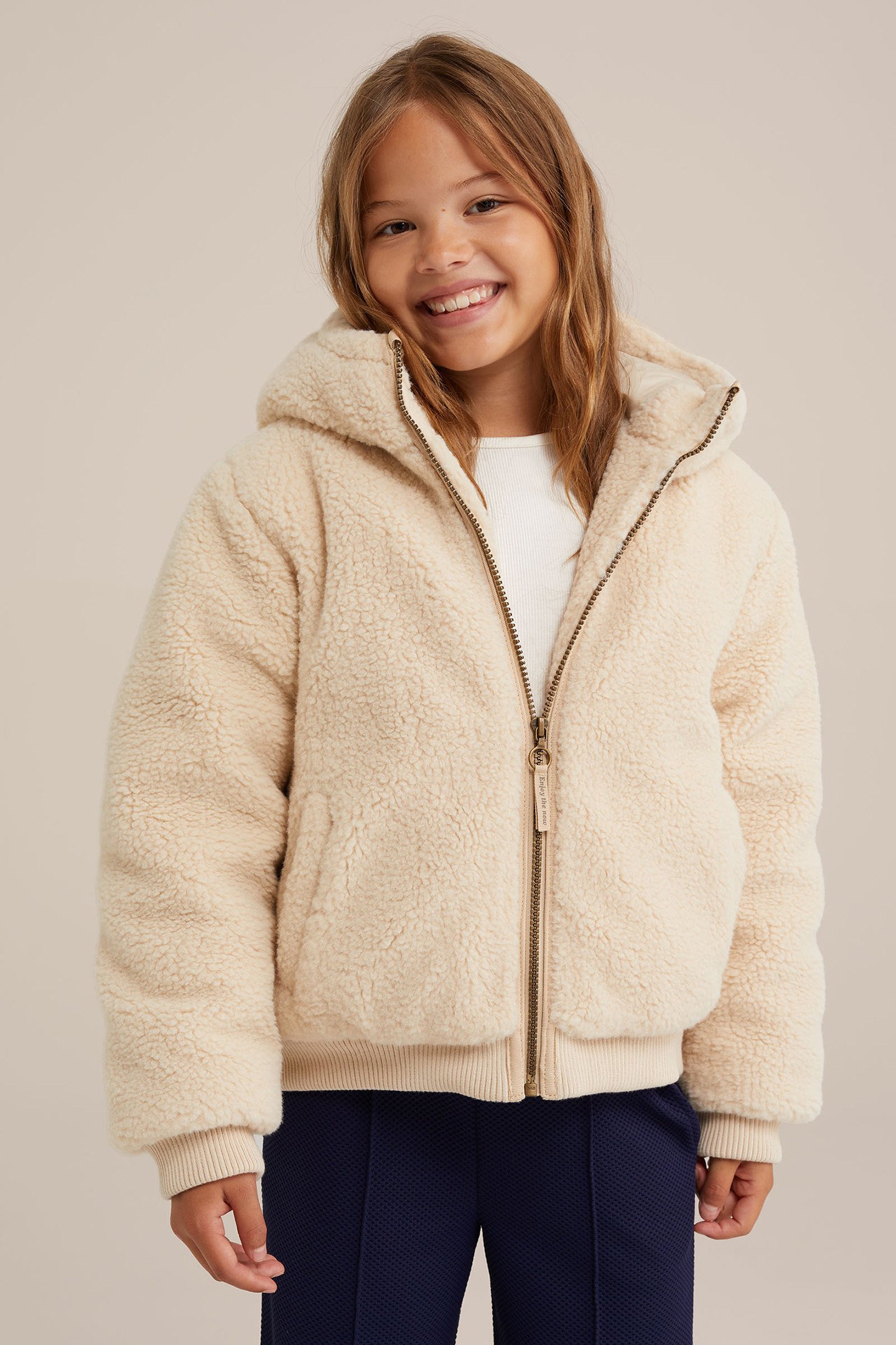 JACKET NORMAL LENGTH BEIGE by WE Fashion