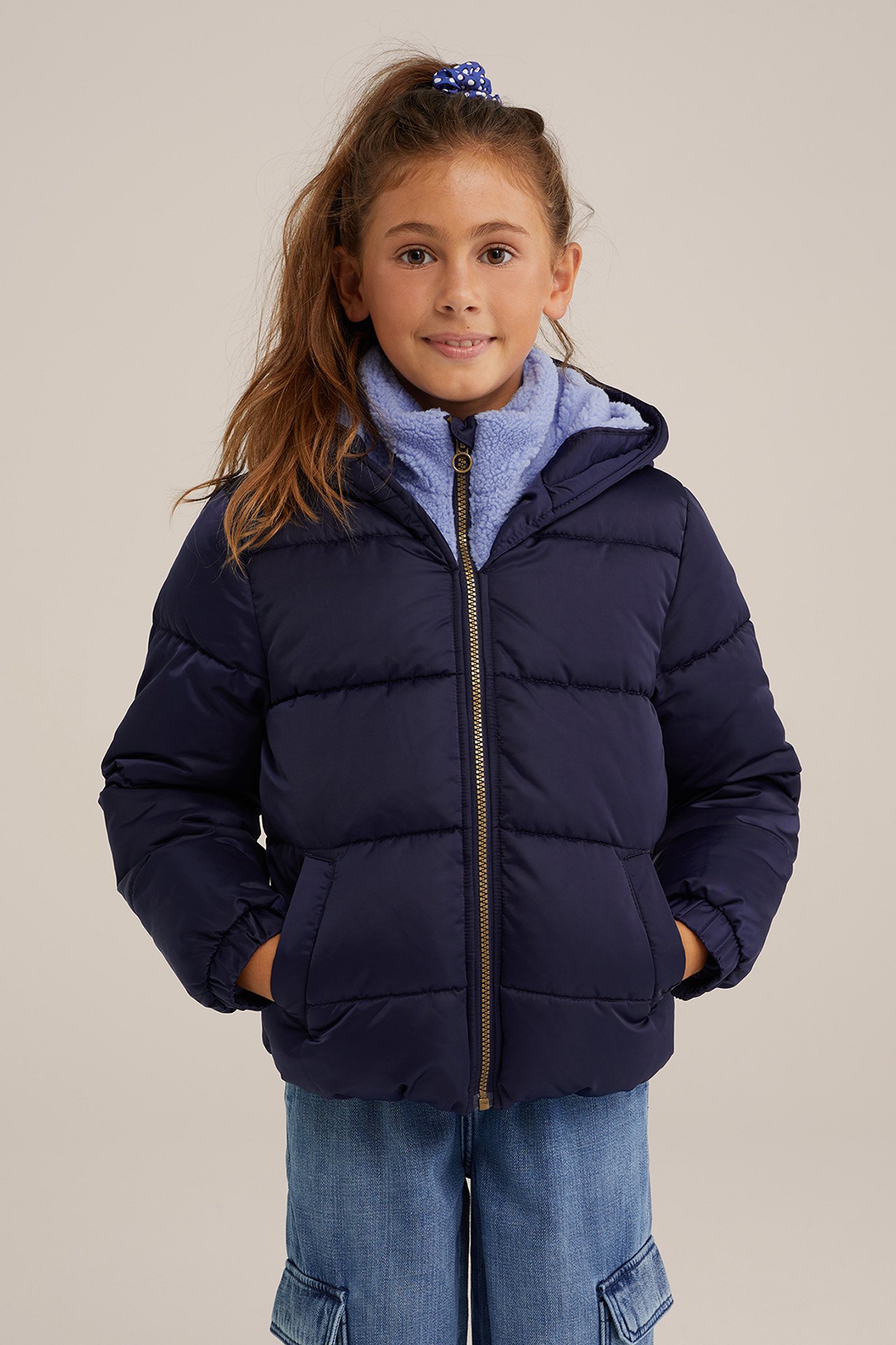 JACKET NORMAL LENGTH BLUE by WE Fashion