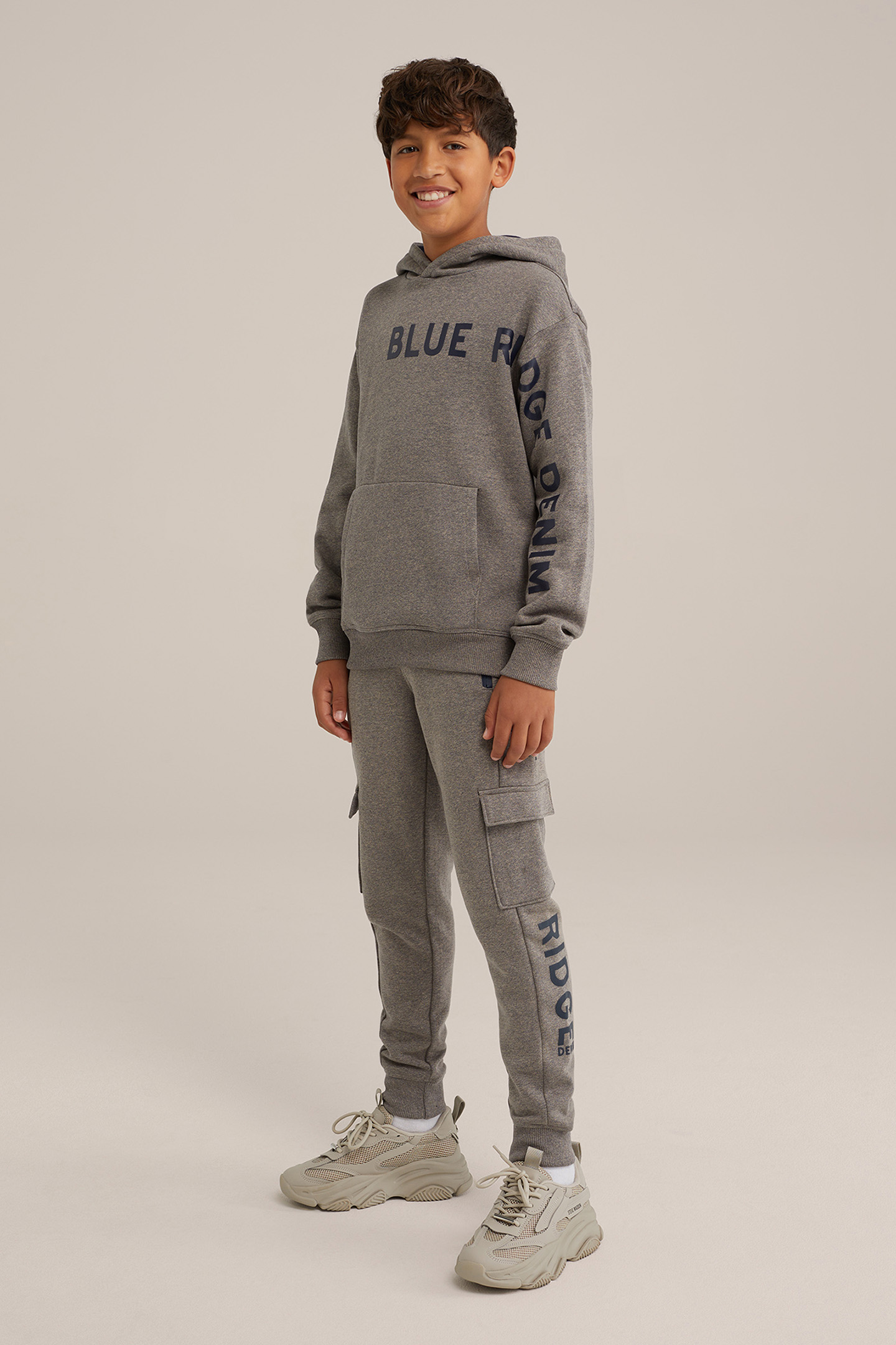 CARGO PANTS BLENDED DARK GREY 2