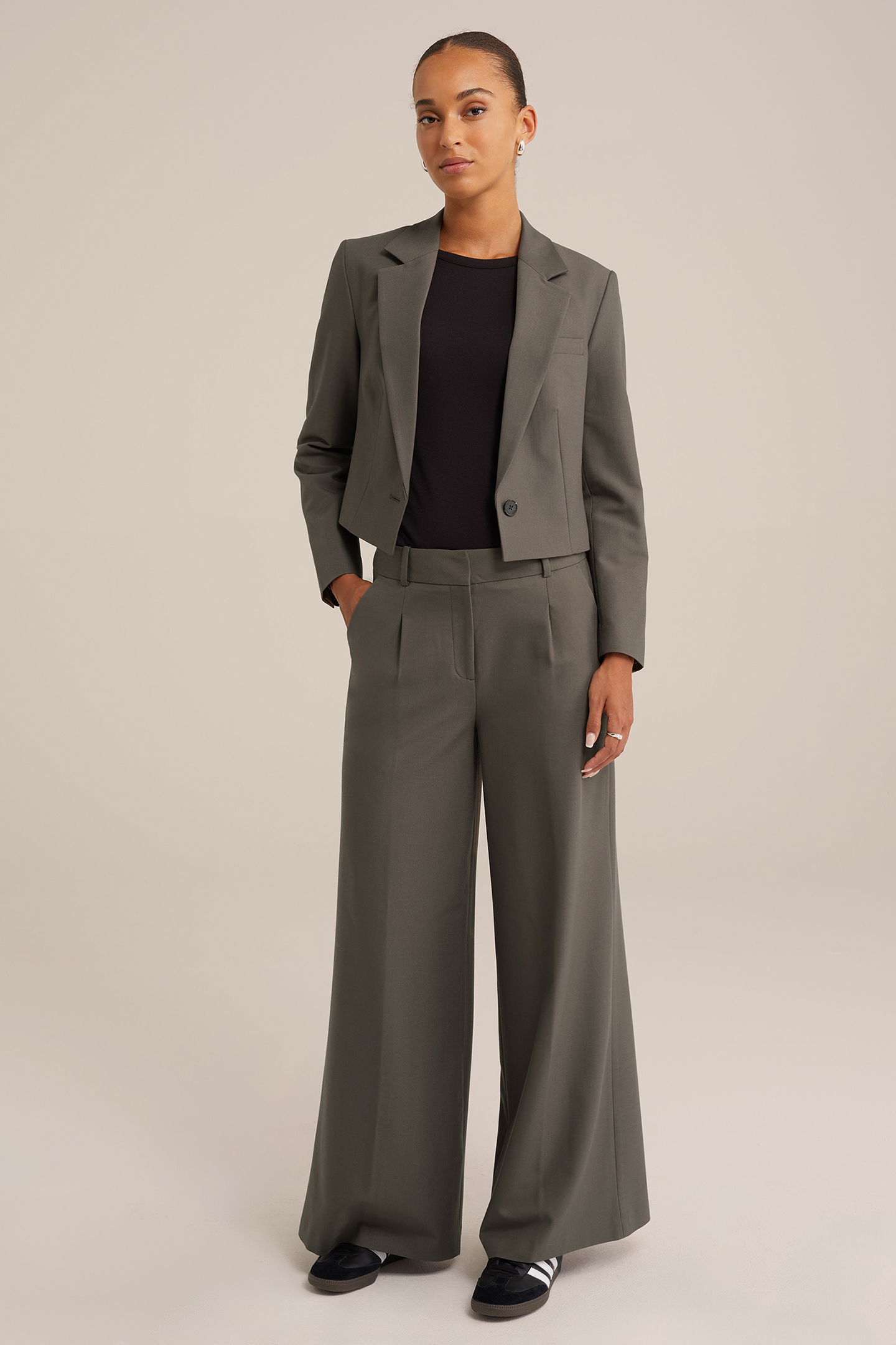 TROUSER GREYISH GREEN 3