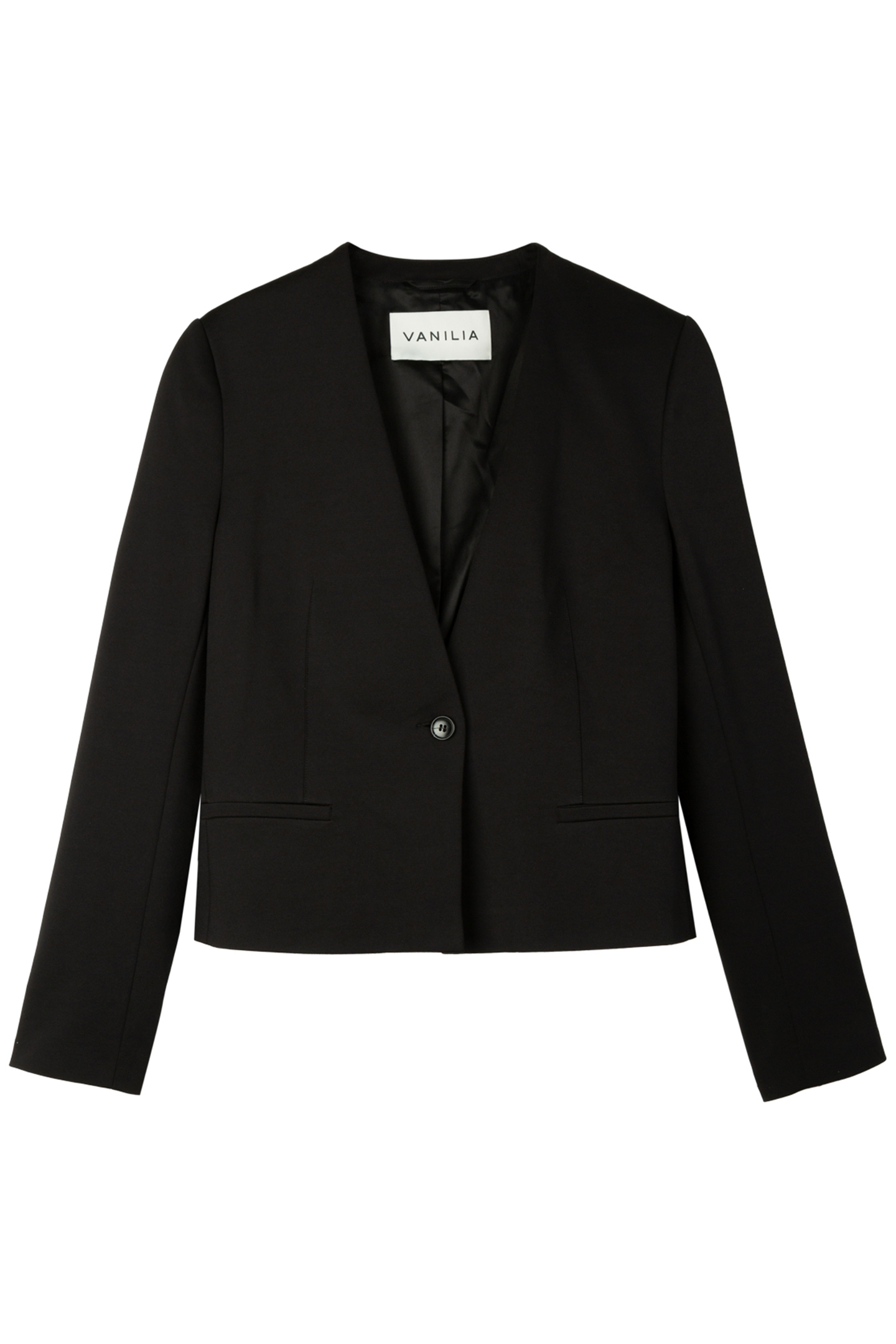 COLBERT SHORT ONE BUTTON BLACK 4