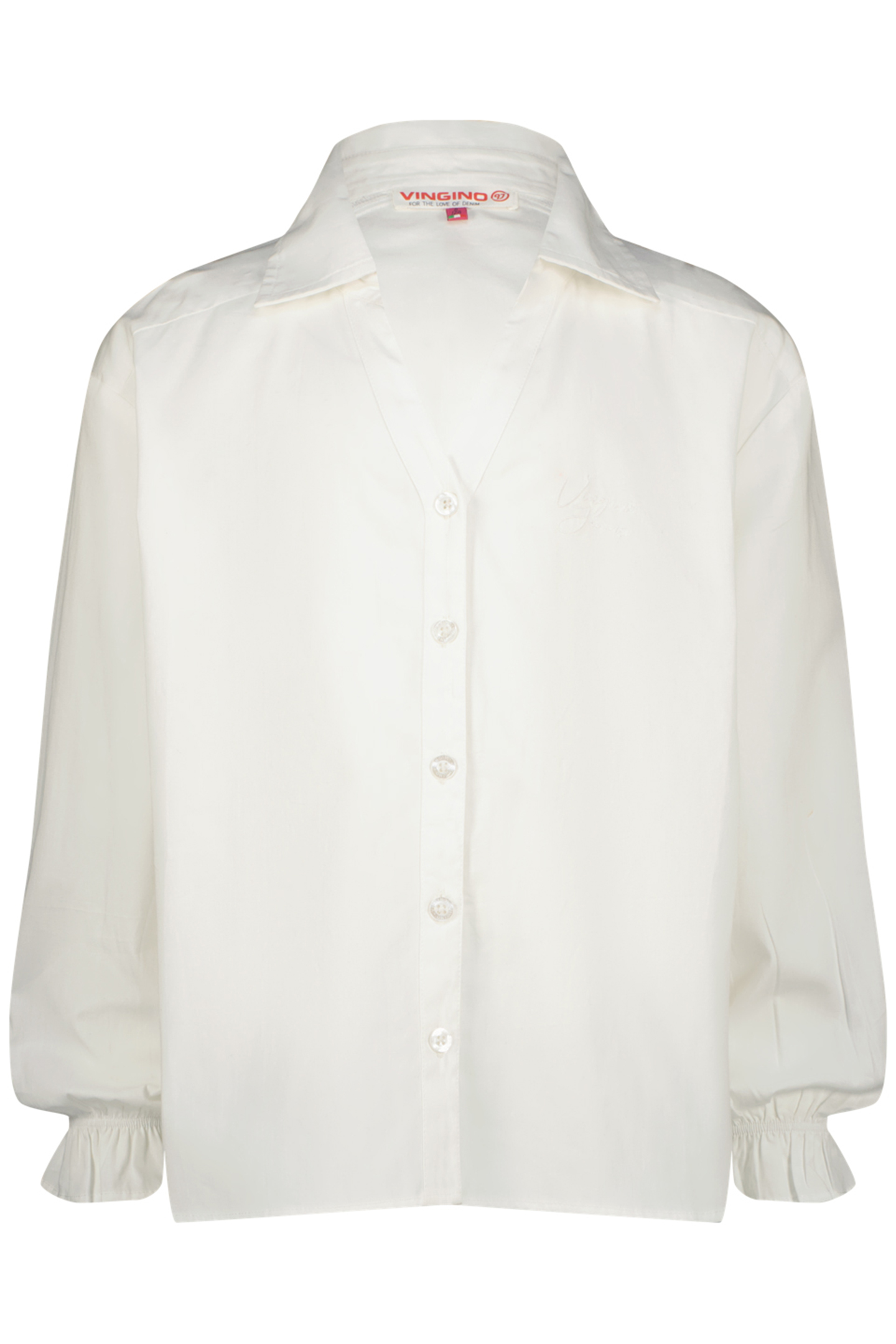 GIRL'S LOLELY BLOUSE REAL WHITE 1