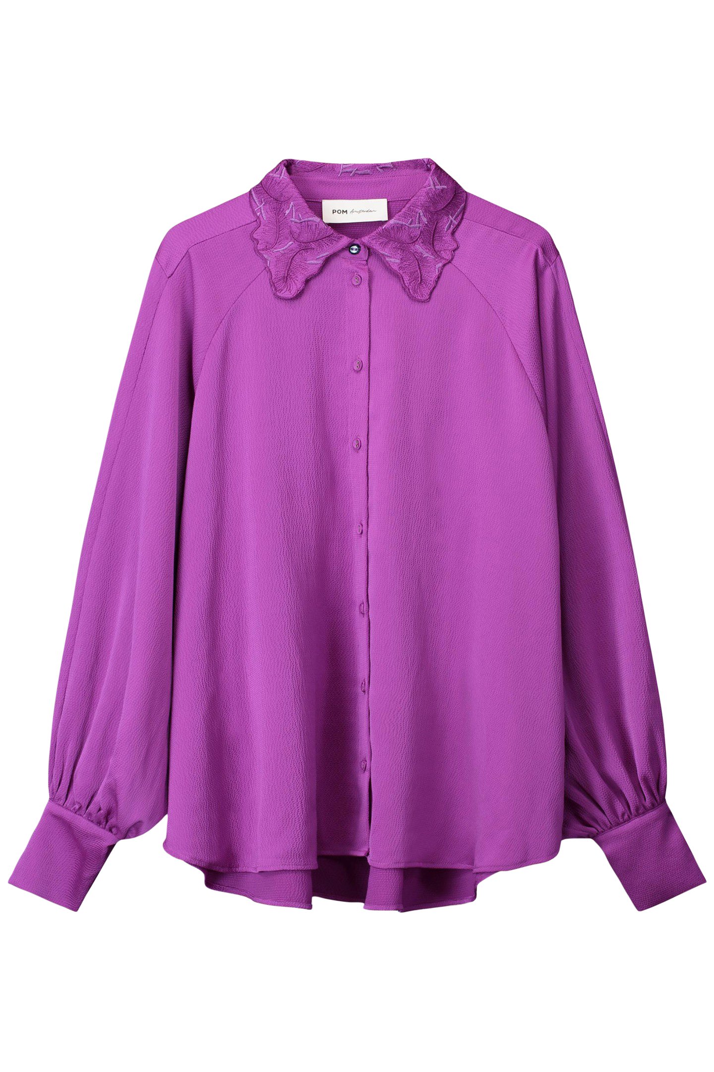 BLOUSE - FEATHERS CACTUS PINK by POM Amsterdam