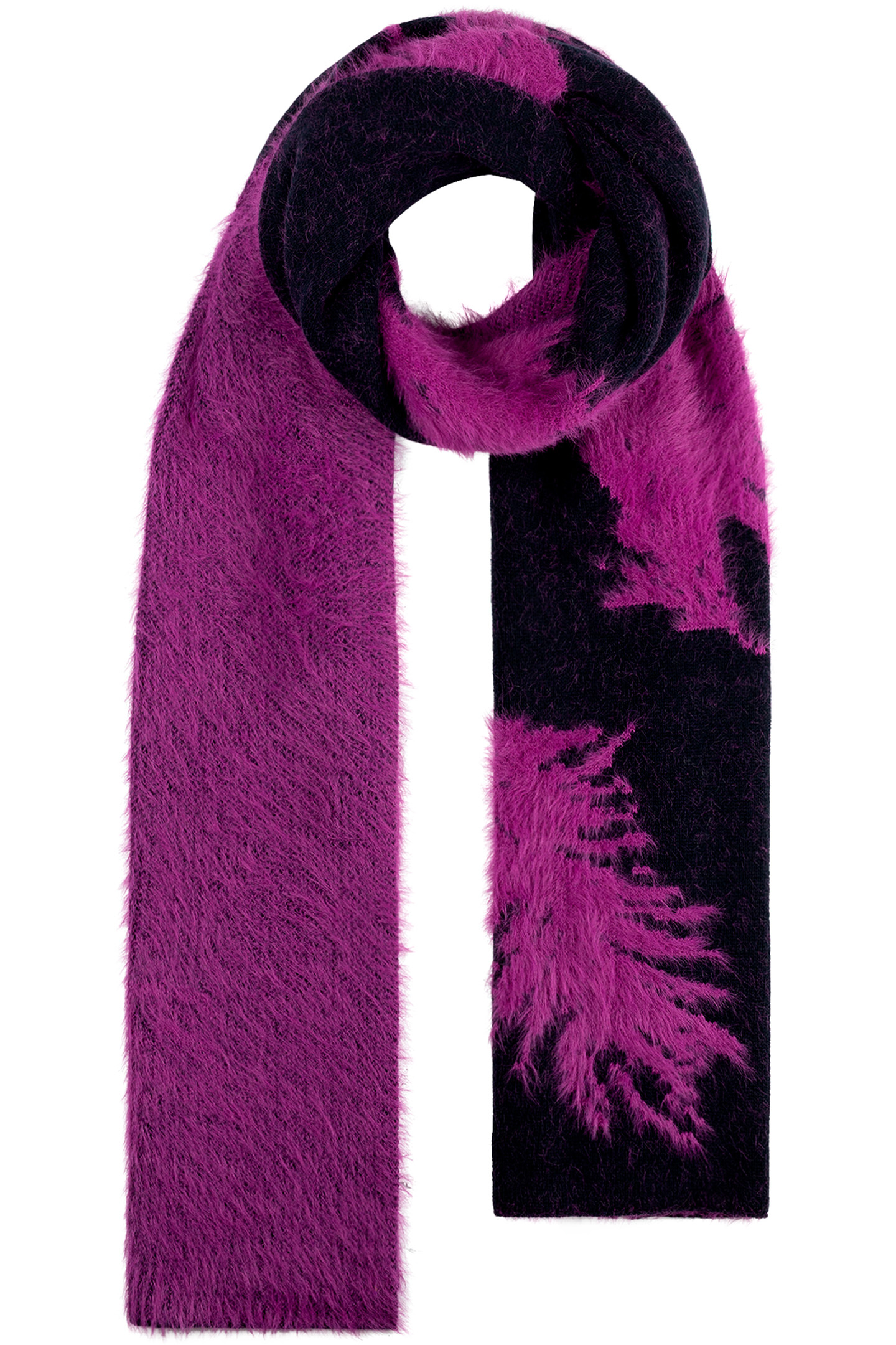 SHAWL - FEATHERS MIDNIGHT BLUE by POM Amsterdam
