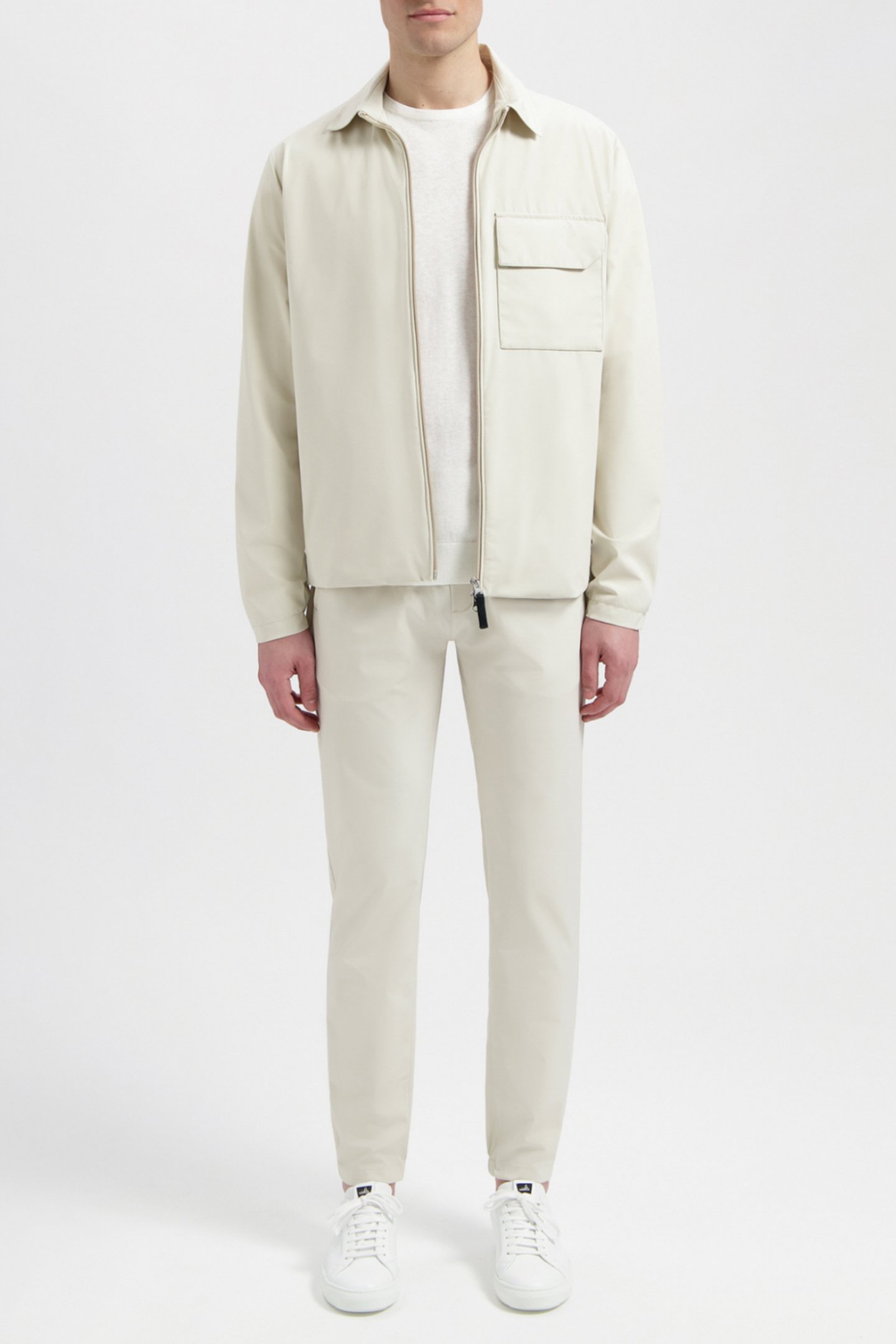 MARSH | TECH STRETCH SHIRT JACKET WHITE SAND by WAHTS