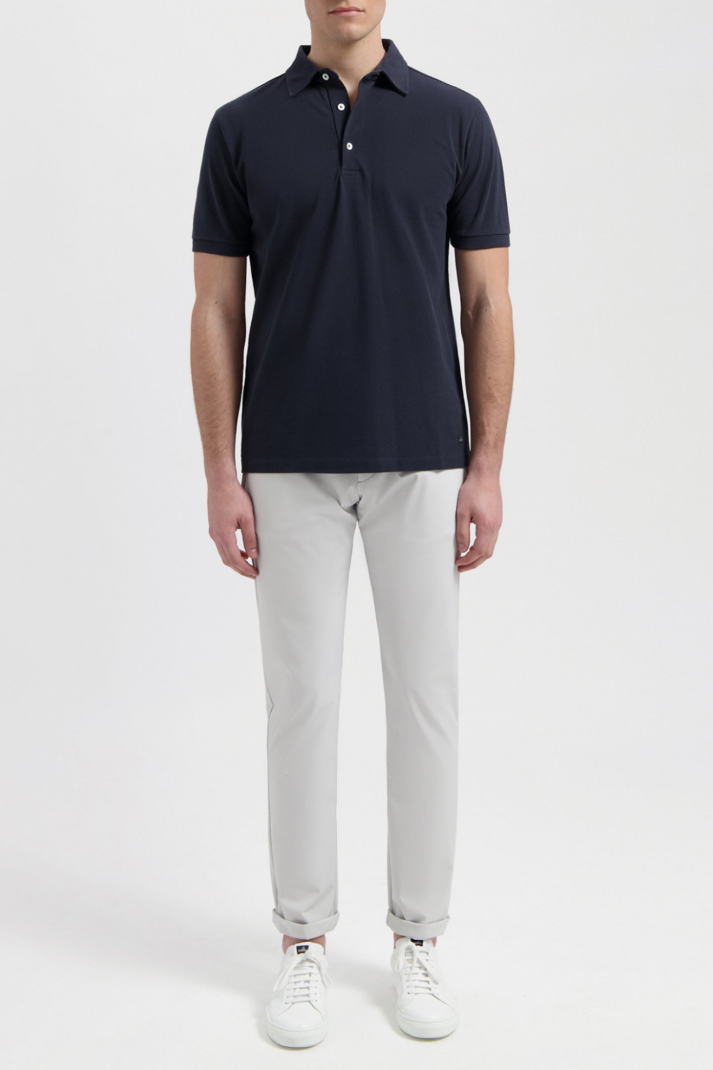 DAVIS | PIQUÉ POLO SHIRT DARK NAVY by WAHTS