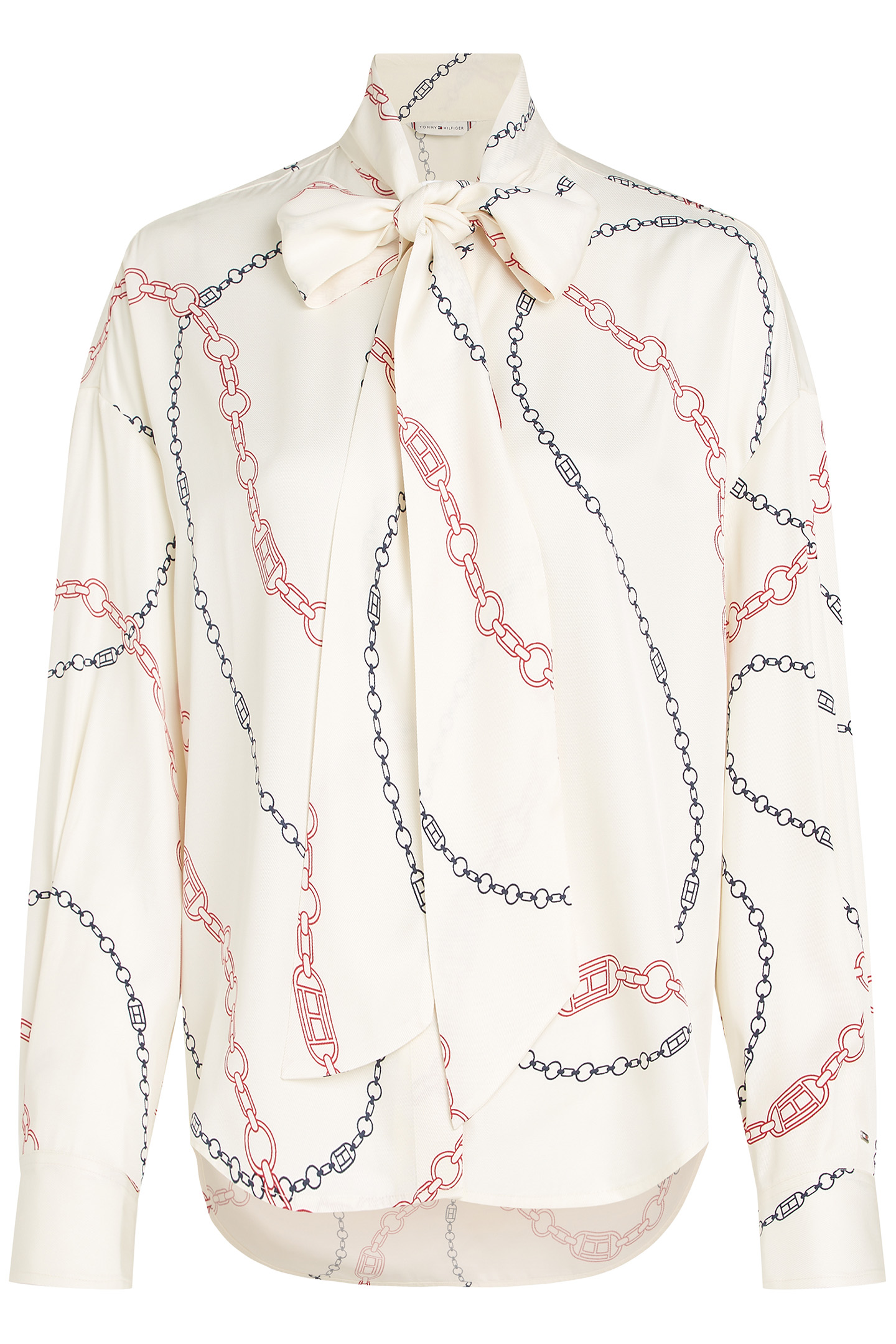 RELAXED FIT BLOUSE, WHITE 3