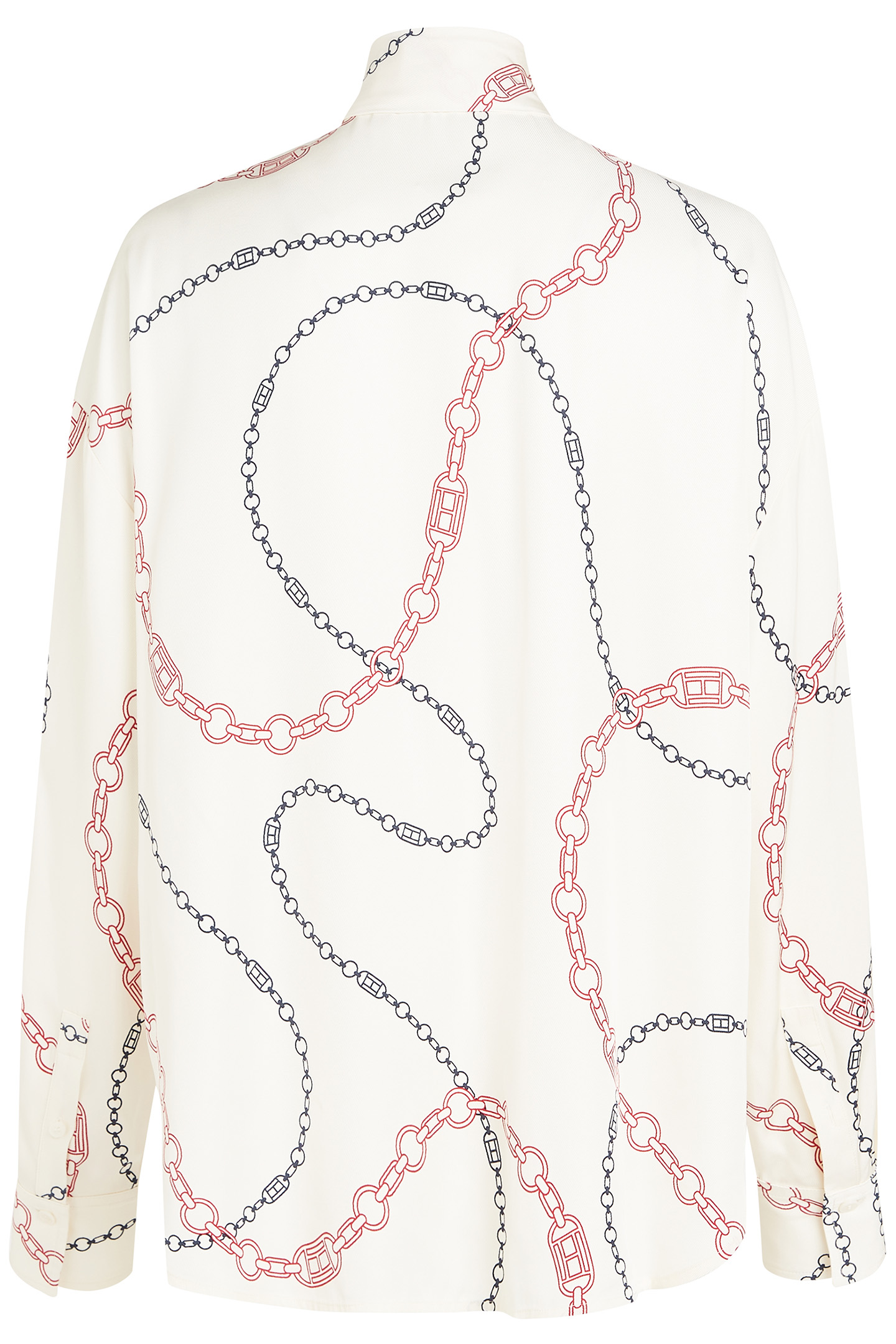 RELAXED FIT BLOUSE, WHITE 4