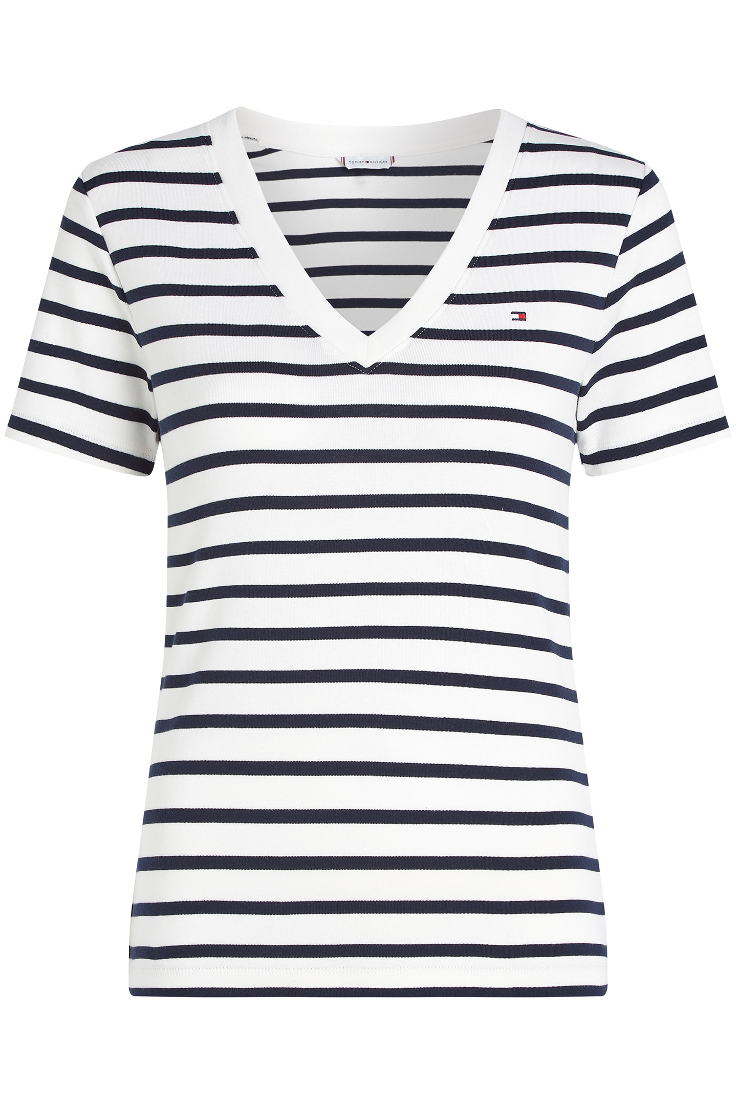 SLIM FIT CODY V-NECK SHORT SLEEVE T-SHIRT DARK NIGHT NAVY 4