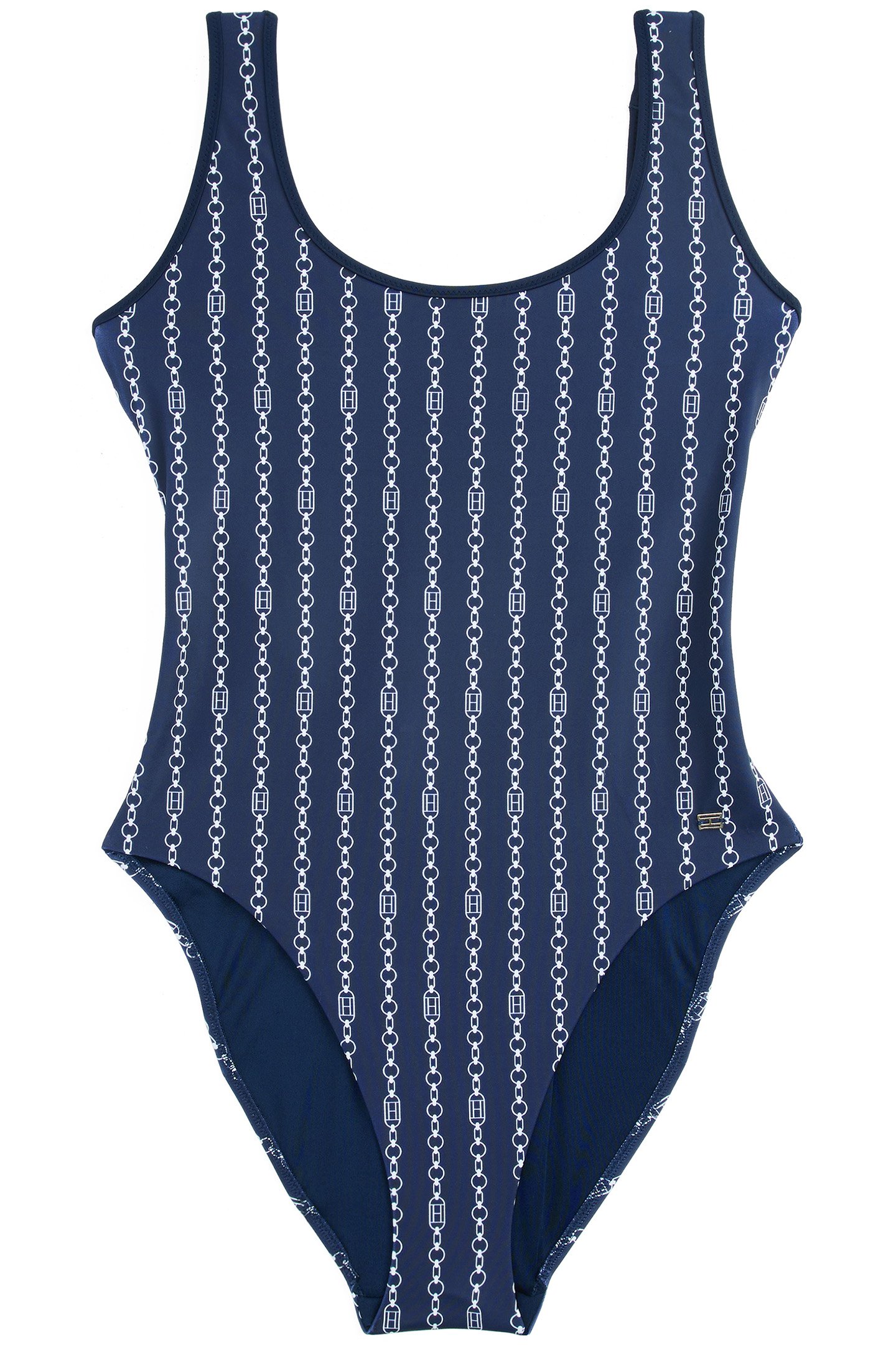 ONE PIECE PRINT SWIMSUIT DARK NIGHT NAVY BLUE 4