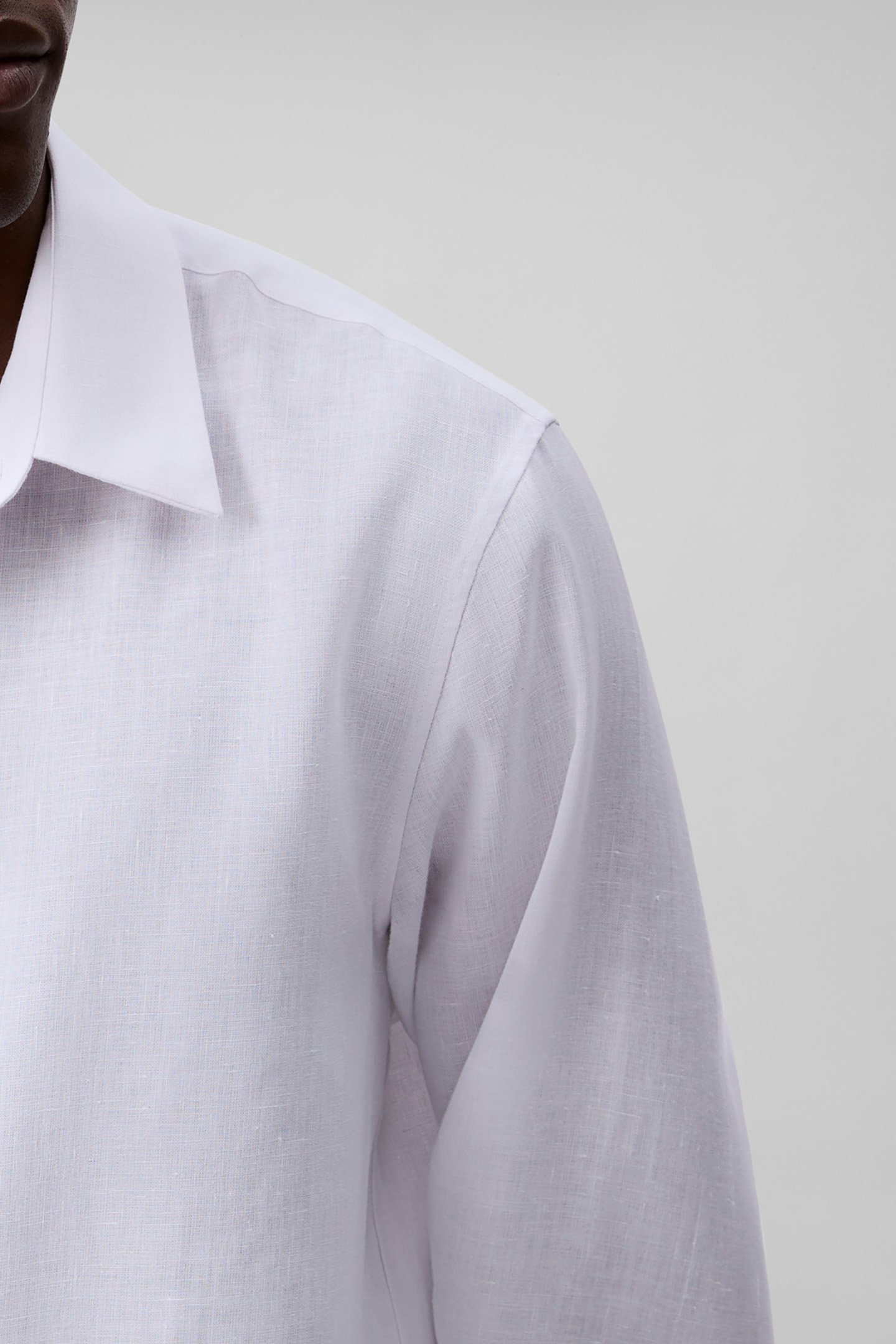 LS LINEN EASY SHIRT BRILLIANT WHITE 4