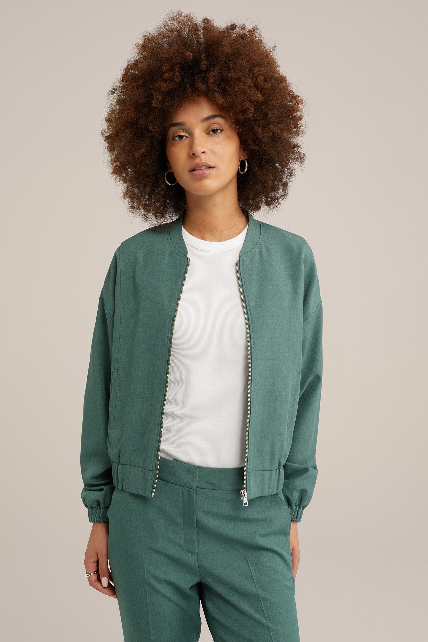 BOMBER LIGHT GREEN by WE Fashion
