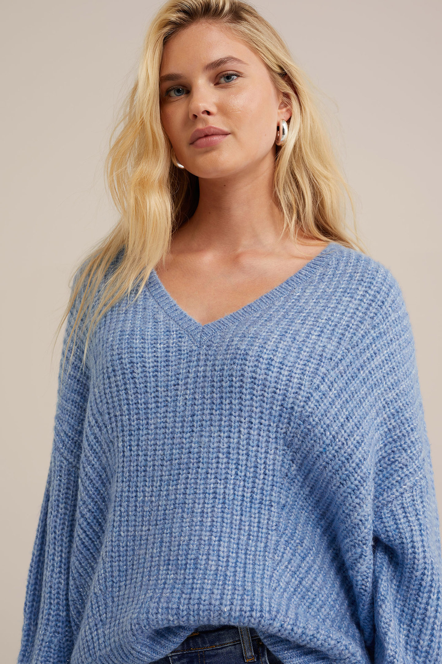 KNITTED PULLOVER LIGHT BLUE 5