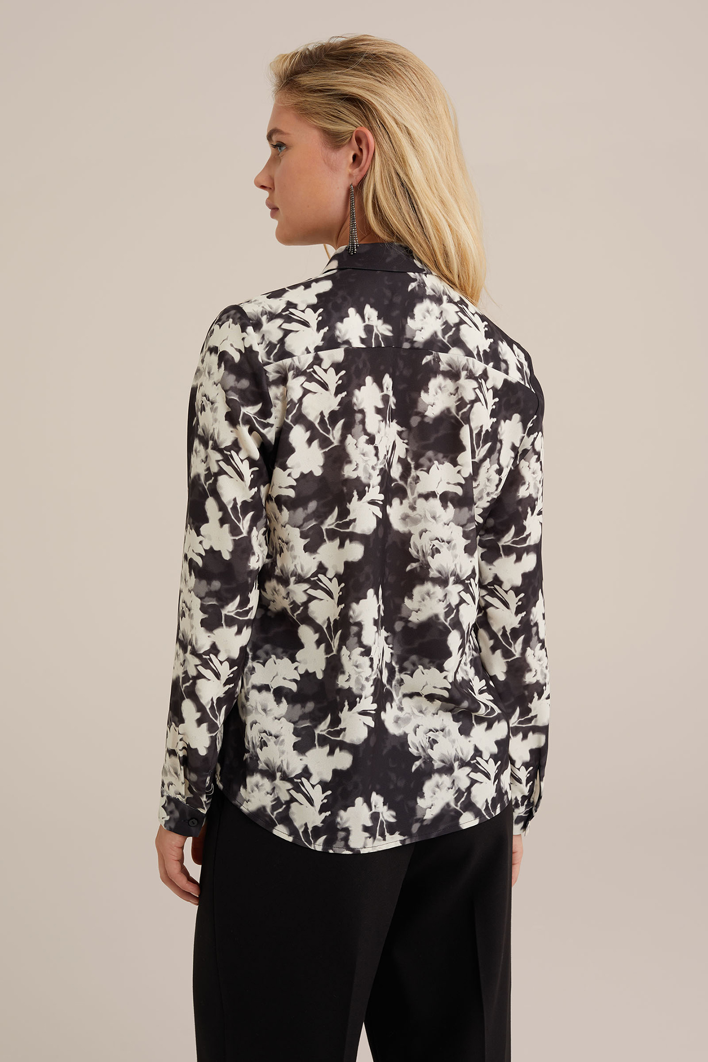 BLOUSE BLENDED DARK GREY 2