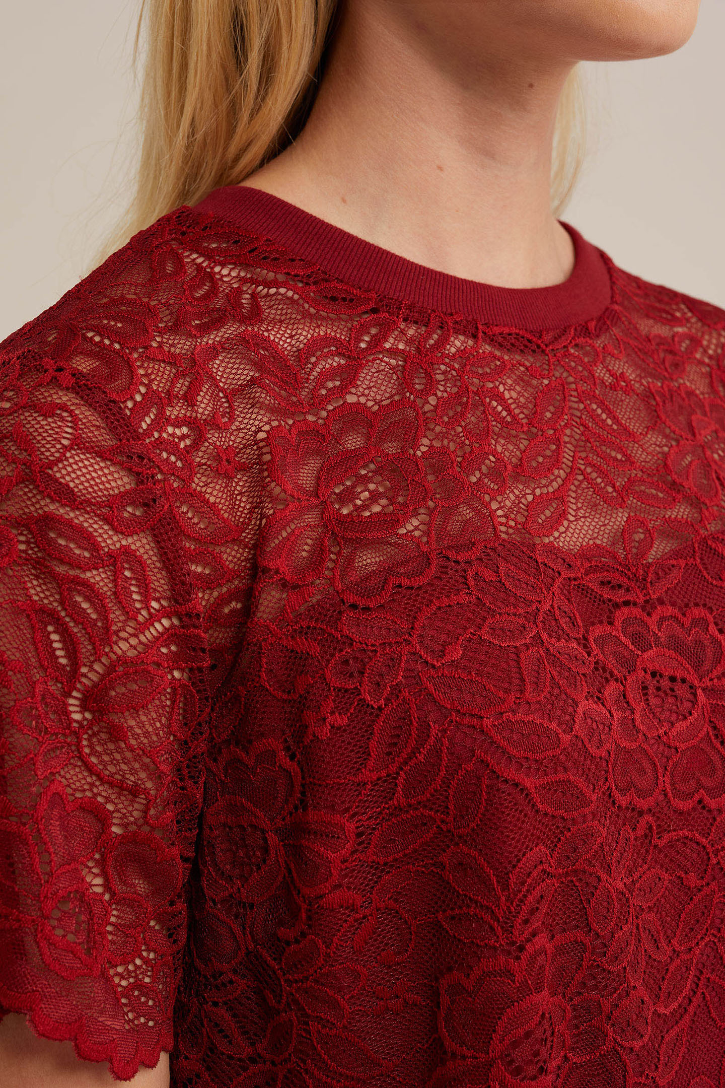 T-SHIRT BURGUNDY RED 5