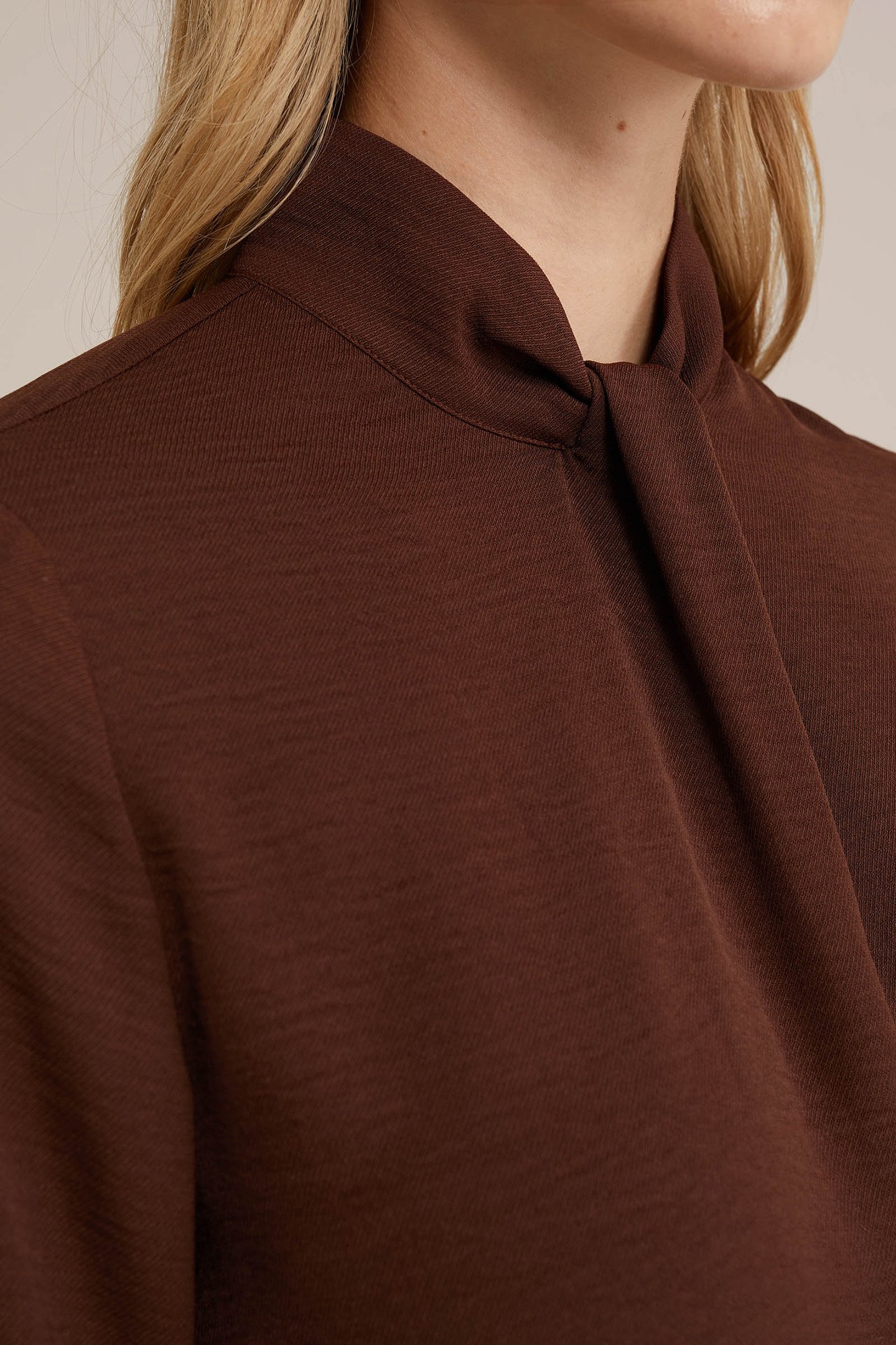 BLOUSE DARK BROWN 6