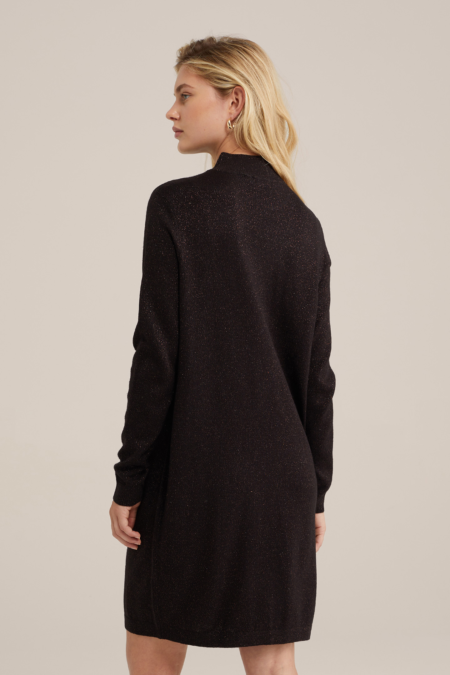 DRESS MID LENGTH BLACK 2