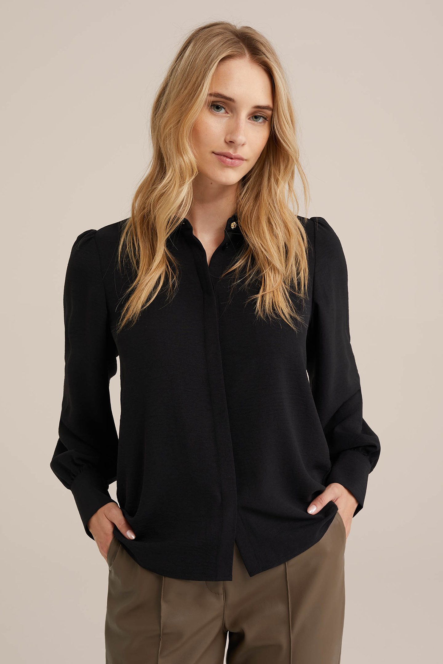 BLOUSE BLACK by WE Fashion