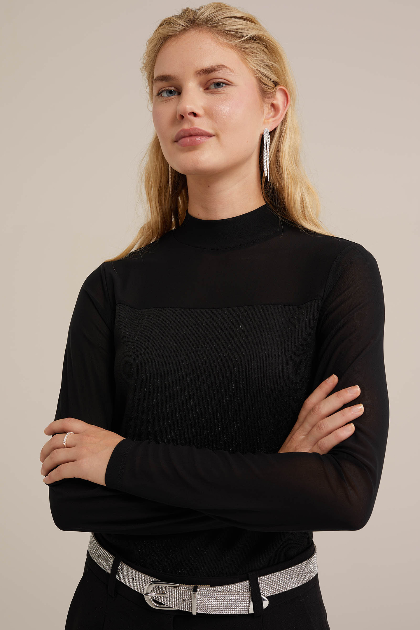 KNITTED PULLOVER BLACK 5