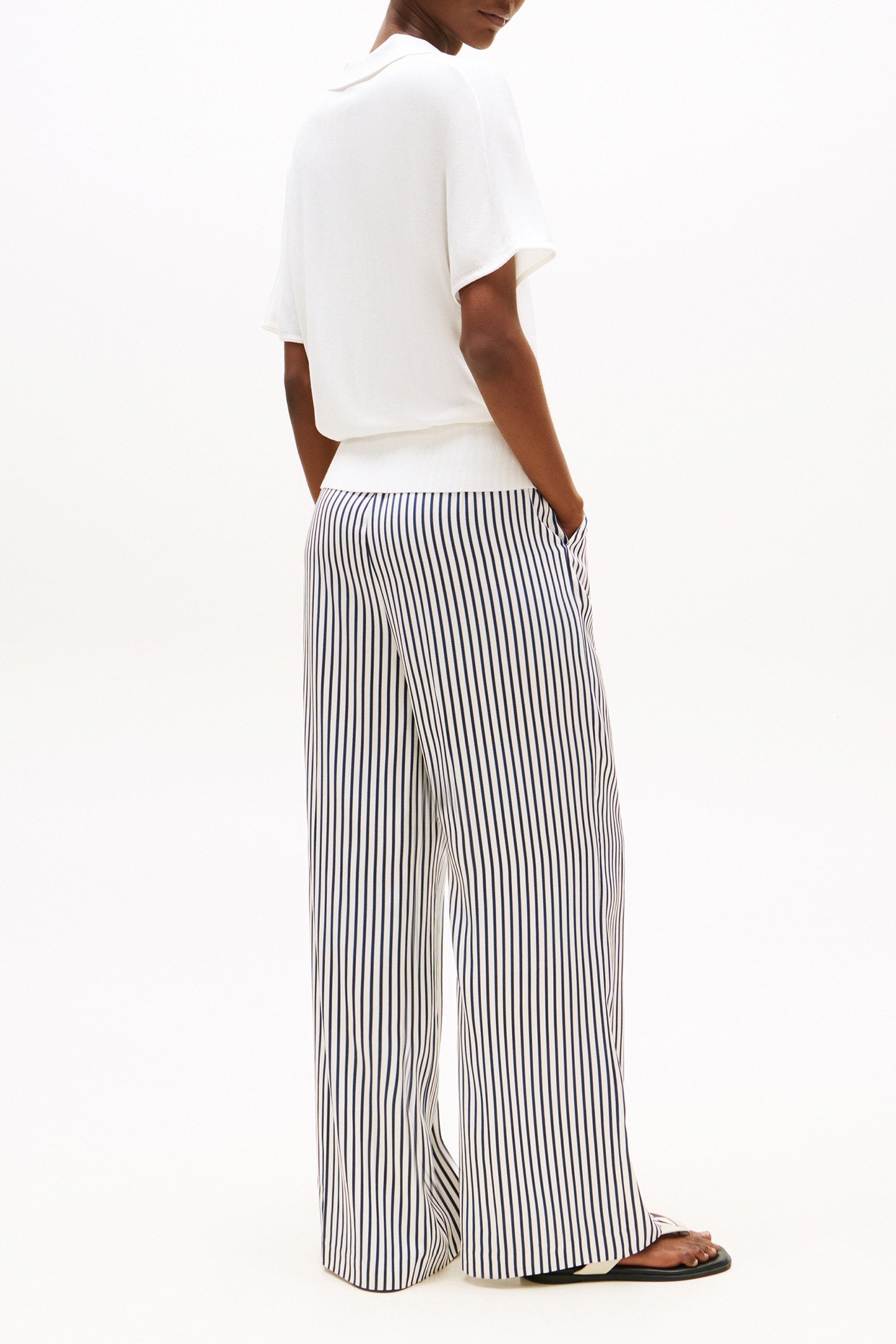 LYOCELL SILK S/S POLO IVORY SILK 3