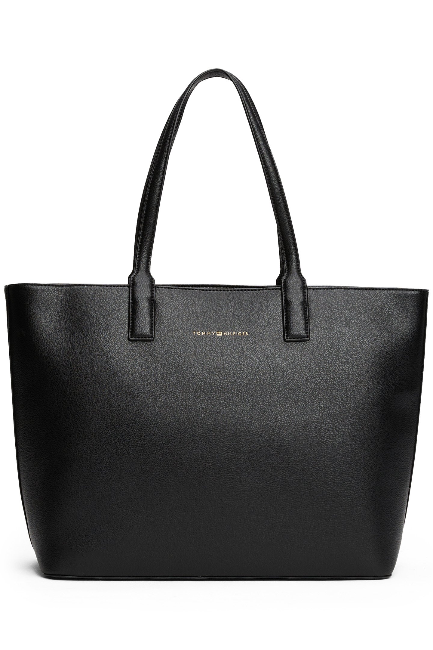 TH LOGOTAPE TOTE BLACK by Tommy Hilfiger