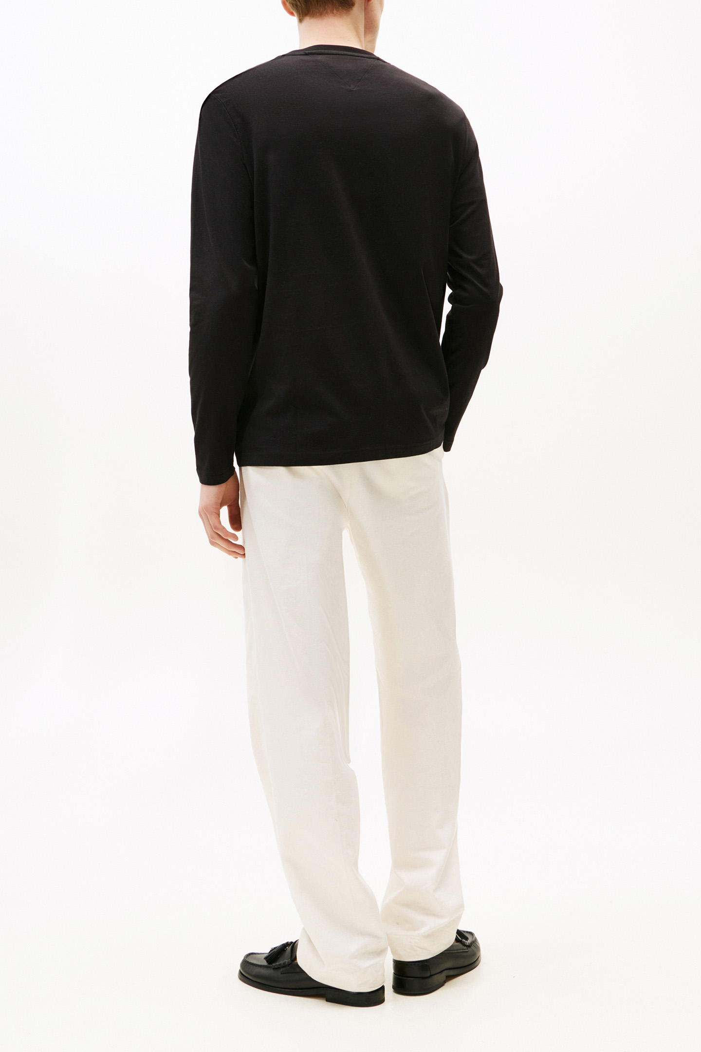 HILFIGER STACK LS TEE REGULAR FIT LONGSLEEVE BLACK 3