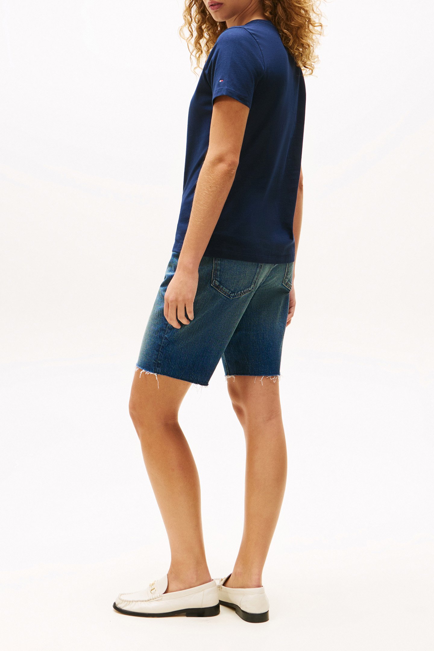 SCRIPT RELAXED FIT T-SHIRT IN DARK NIGHT NAVY 3