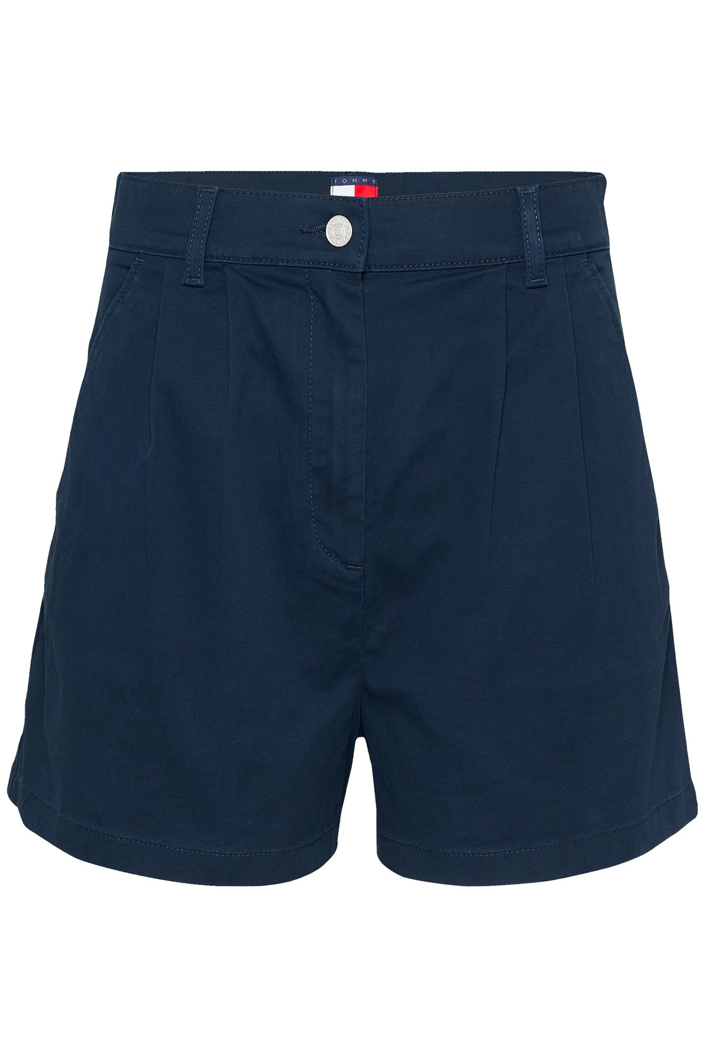 TJW CLAIRE HR PLEATED SHORT SLIM FIT DARK NIGHT NAVY 4