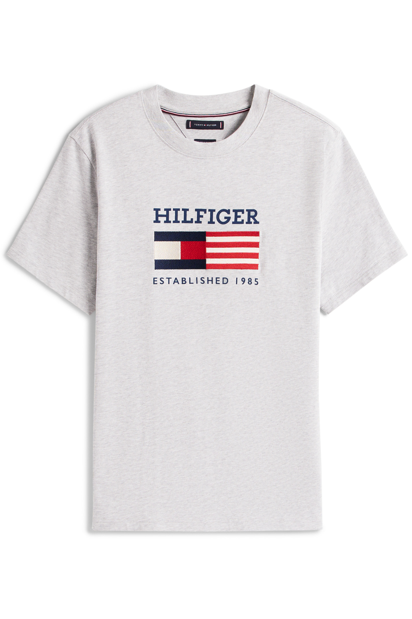 AMERICANA MONOTYPE F REGULAR FIT T-SHIRT LIGHT GREY HEATHER 4