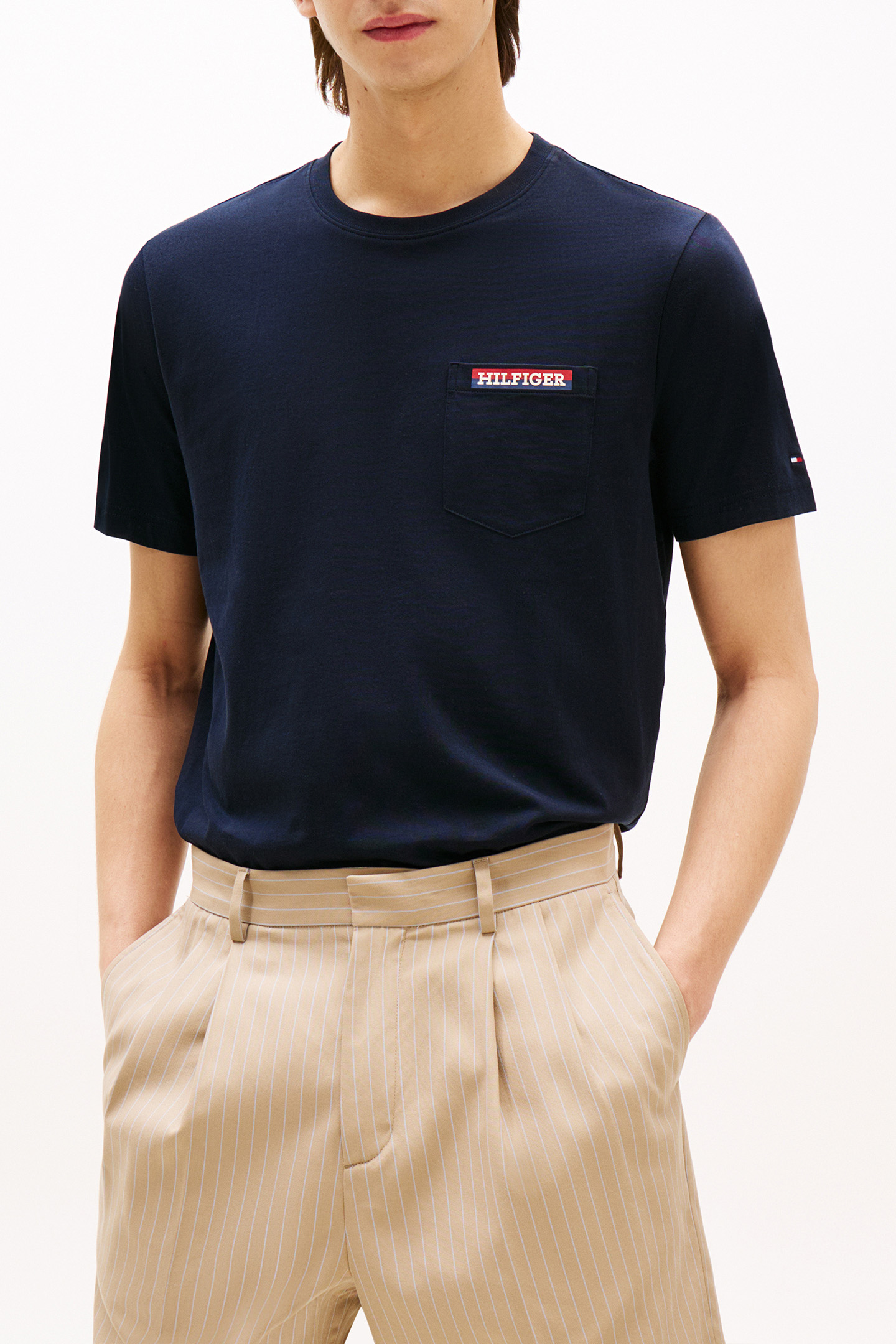 AMERICANA MONOTYPE P DESERT SKY REGULAR FIT T-SHIRT BLUE 1