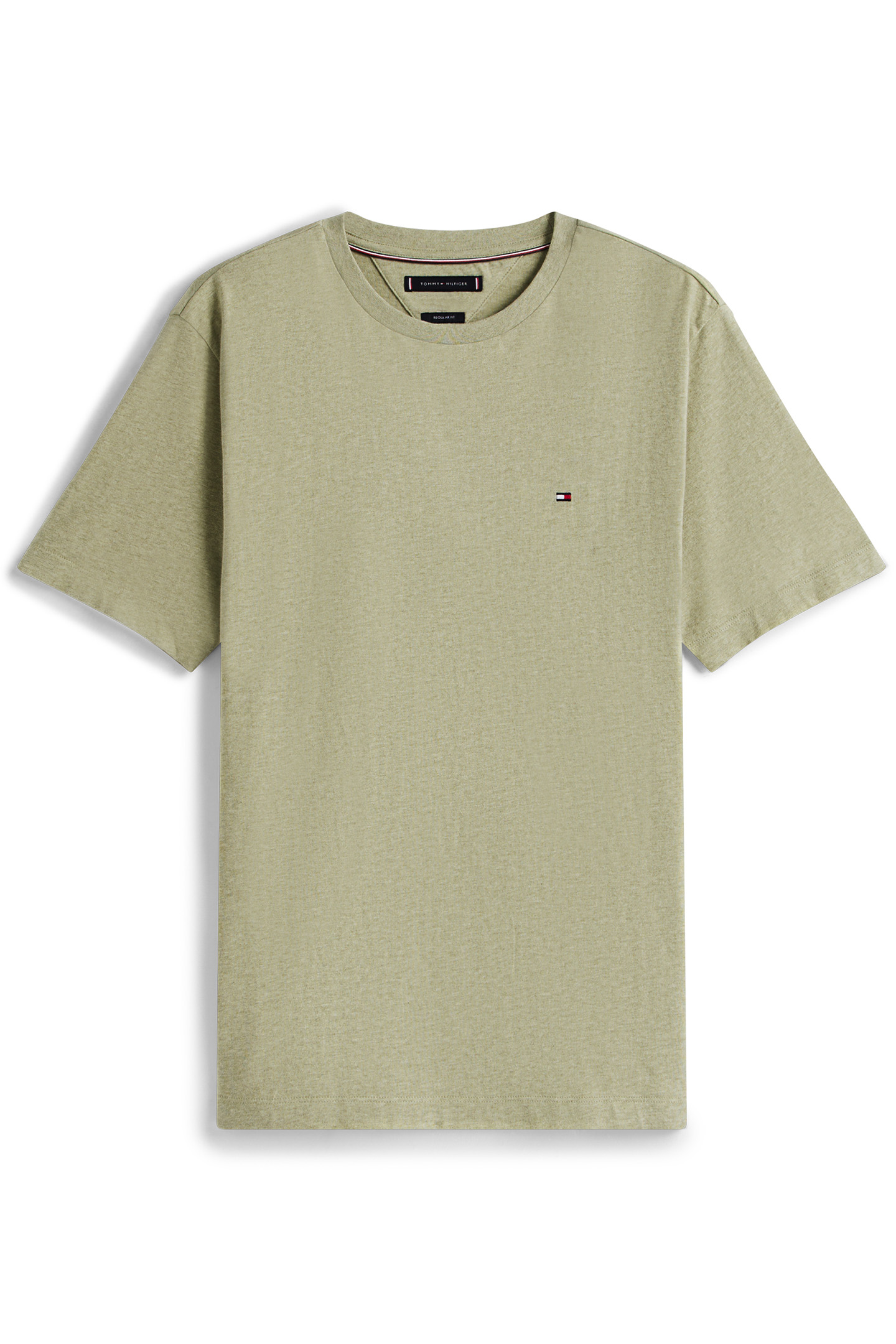 ESSENTIAL T-SHIRT REGULAR FIT OLIVE GREEN 4