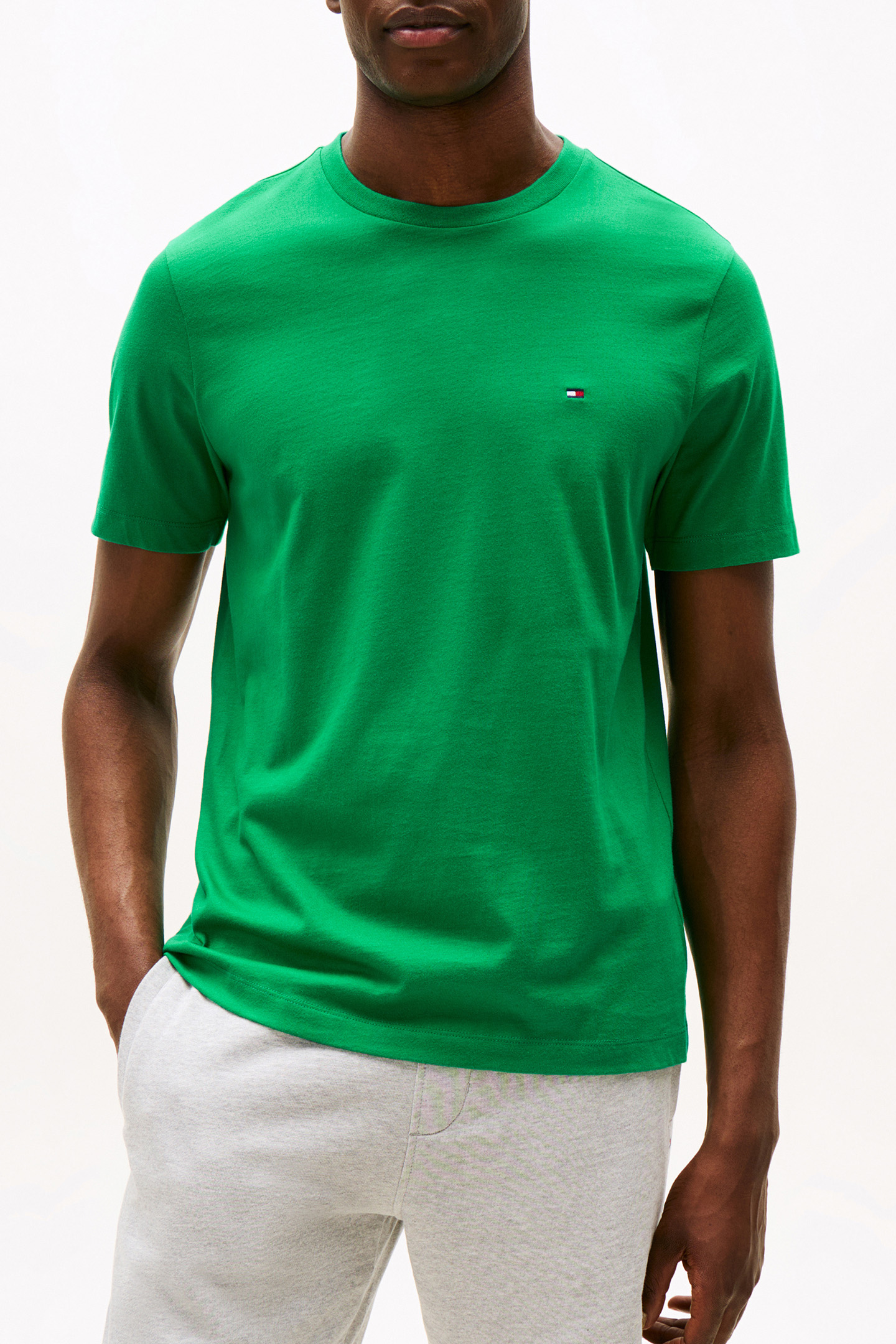 ESS SEASONAL REG FIT OLYMPIC GREEN by Tommy Hilfiger