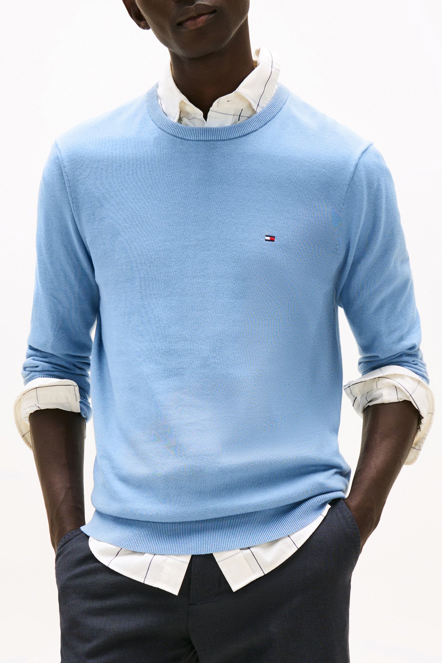 ESSENTIAL SSNL COTTON BRISK BLUE by Tommy Hilfiger