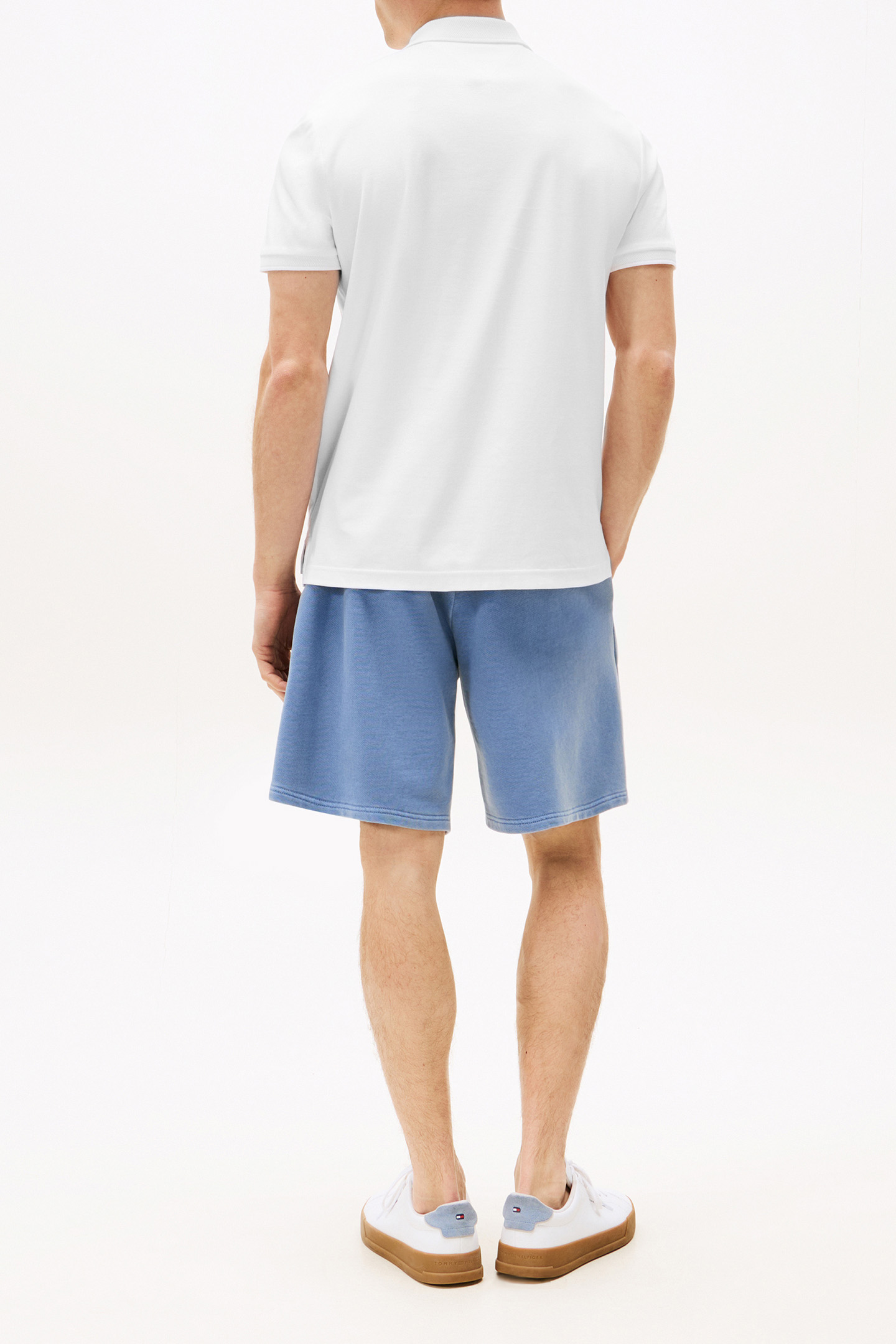 INTERLOCK ZIP REG POLO WHITE 3