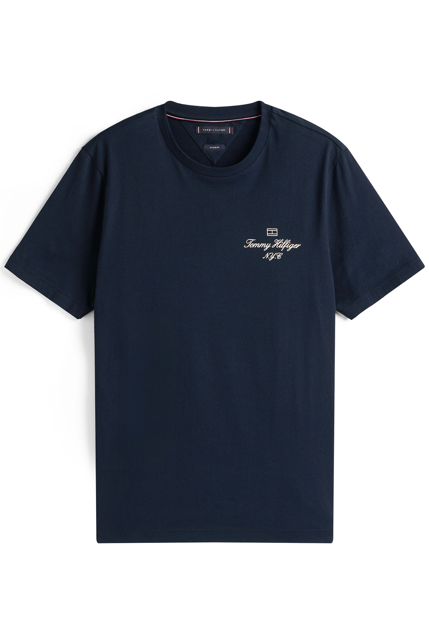 OUTLINE FLAG SCRIPT TEE REG FIT DESERT SKY BLUE 4