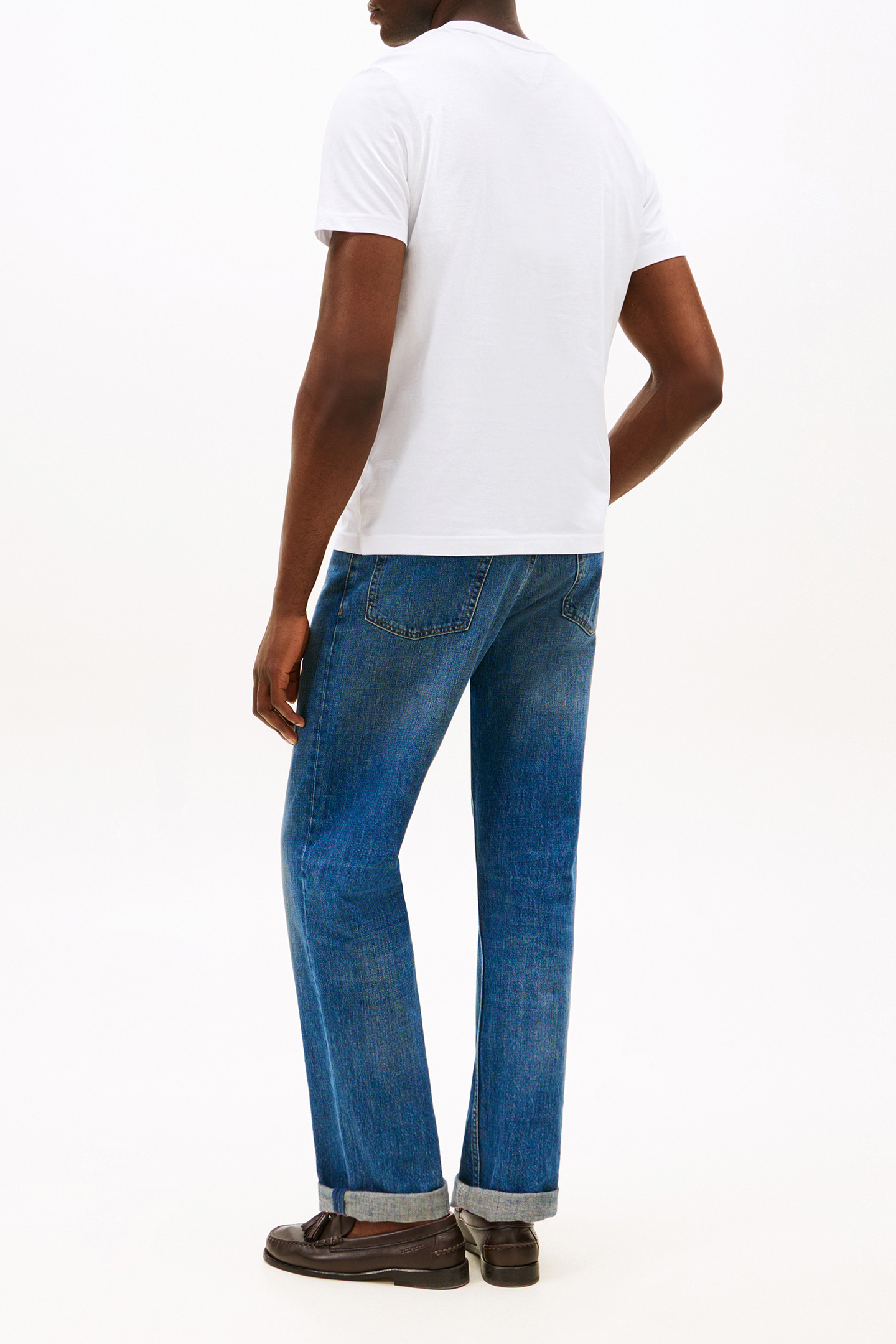 HILFIGER STACK REGULAR FIT T-SHIRT IN WHITE 3