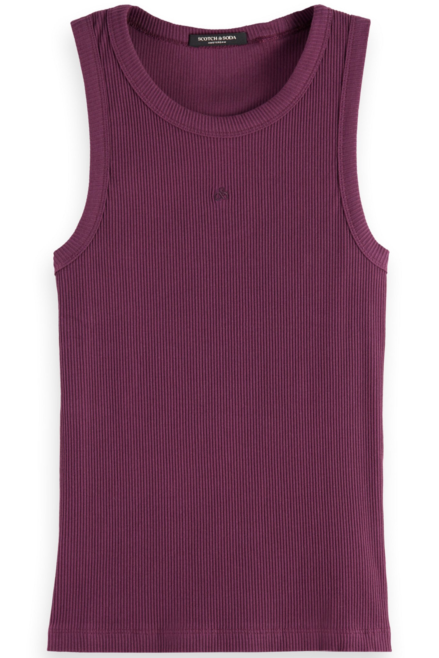 RACER RIB TANK BERRY 4