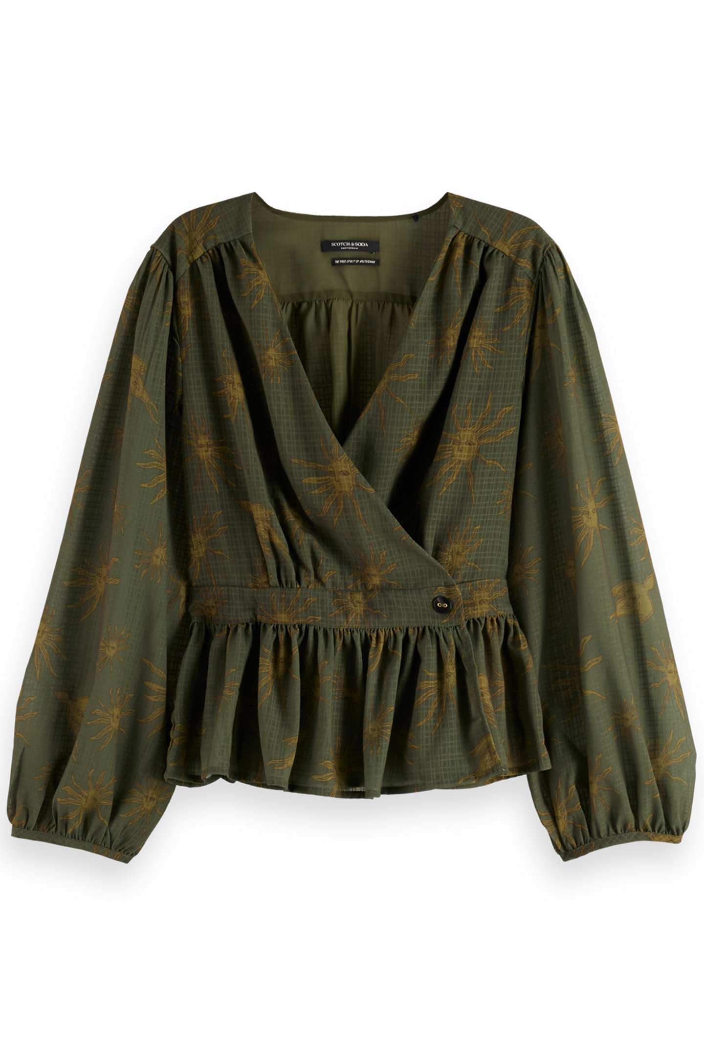WRAP TOP MYSTIC SKY OLIVE 4