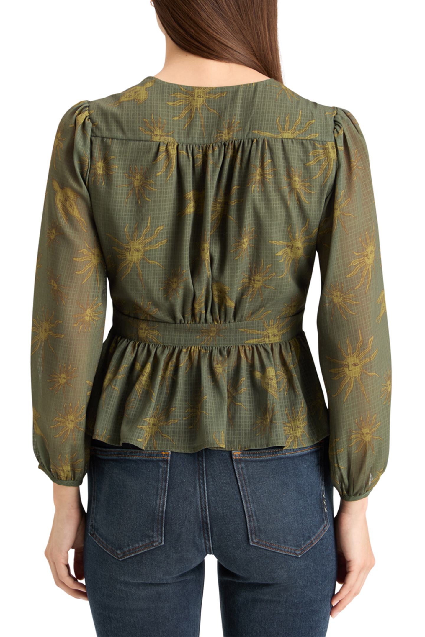 WRAP TOP MYSTIC SKY OLIVE 2