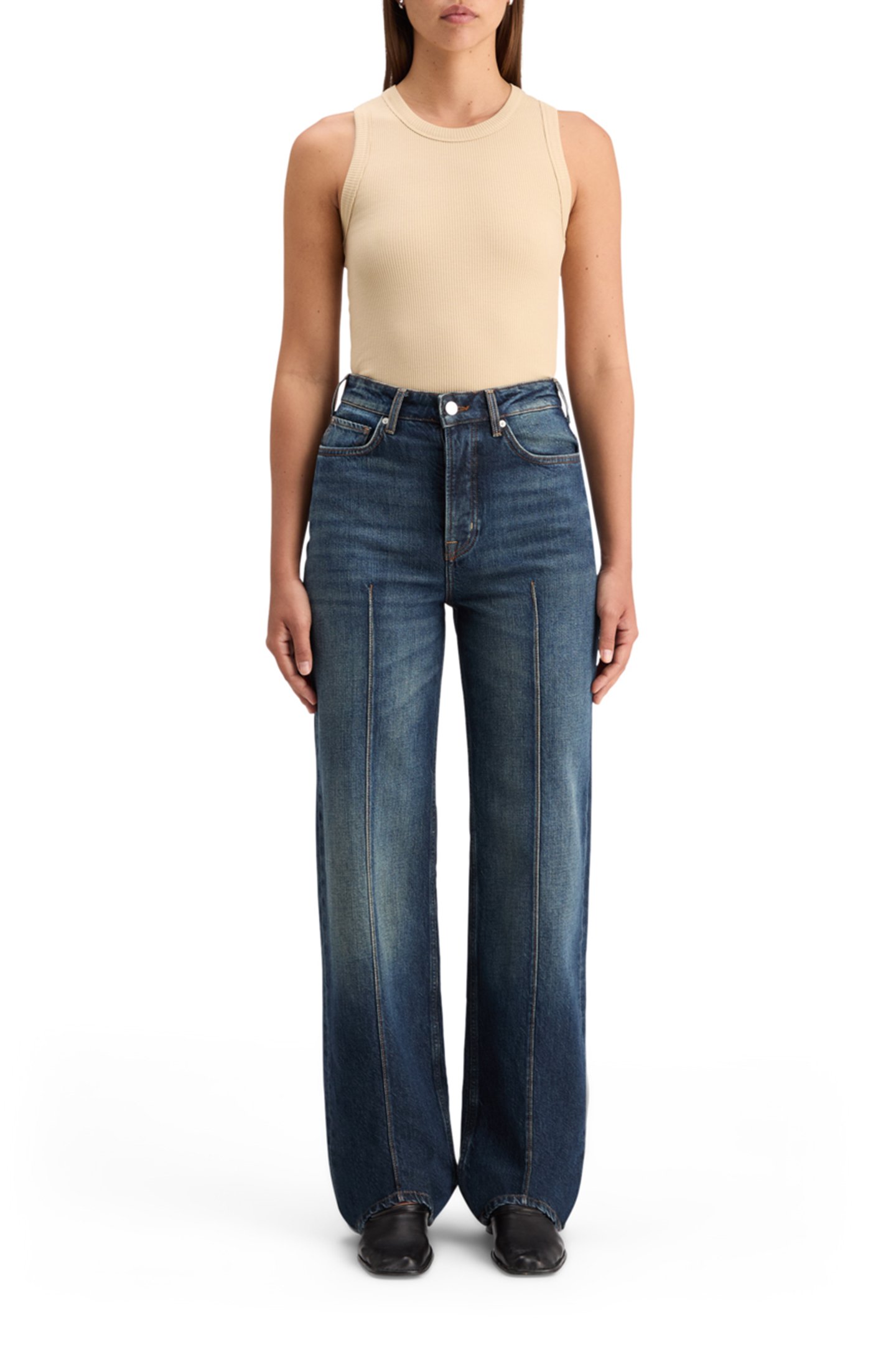 THE RIPPLE AUTHENTIC STRAIGHT JEANS - LUX BLUE 3