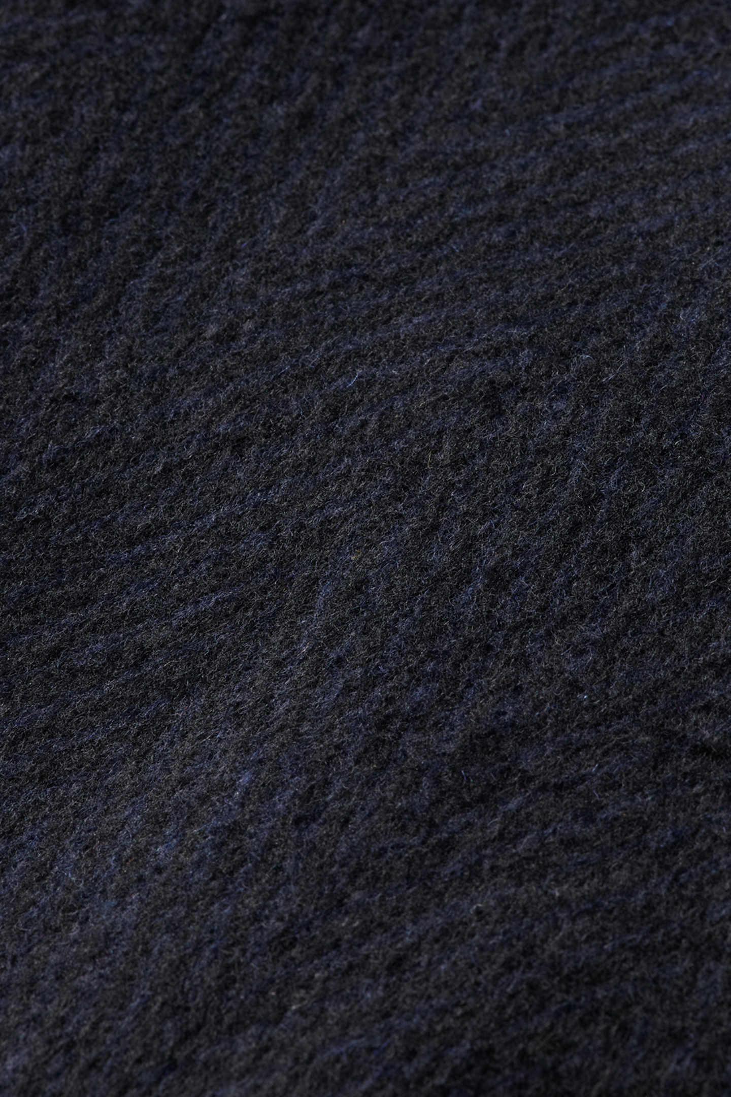 SINGLE BREASTED HERRINGBONE WOOL BLEND TAILORED COAT BLACK A 3