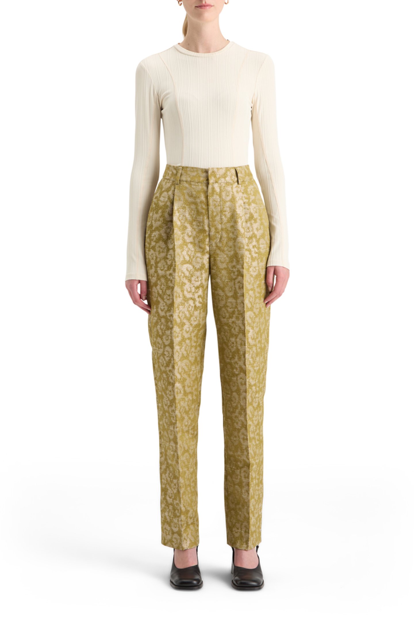 ROBYN - IKAT LEOPARD RELAXED TAPERED PANT IKAT LEOPARD 3