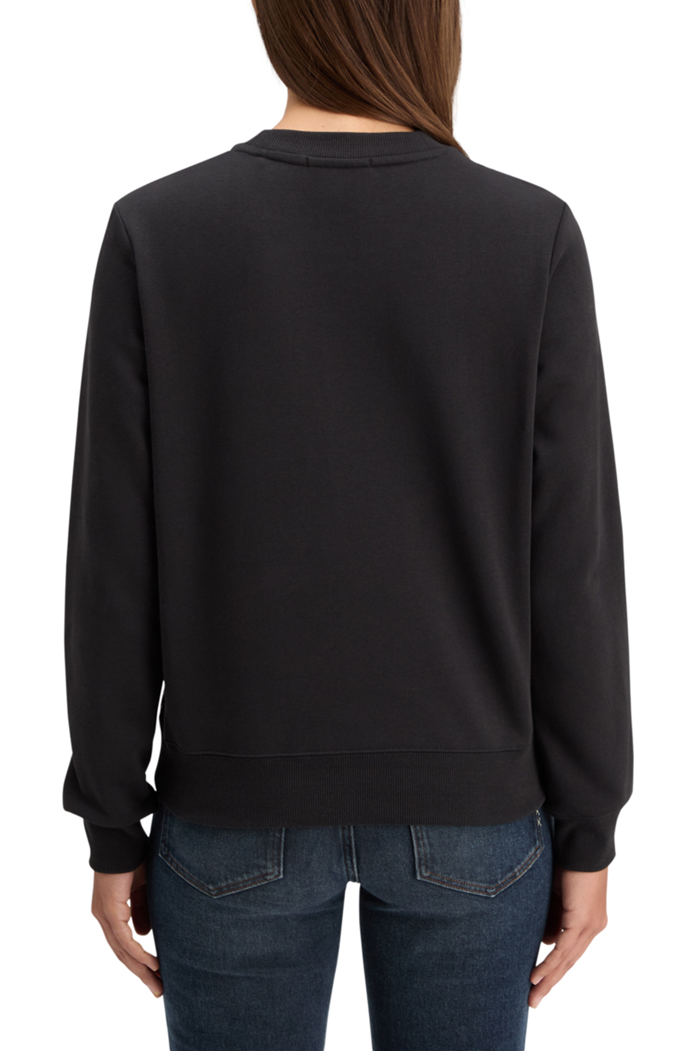EMBROIDERED REGULAR FIT SWEATSHIRT EVENING BLACK 2