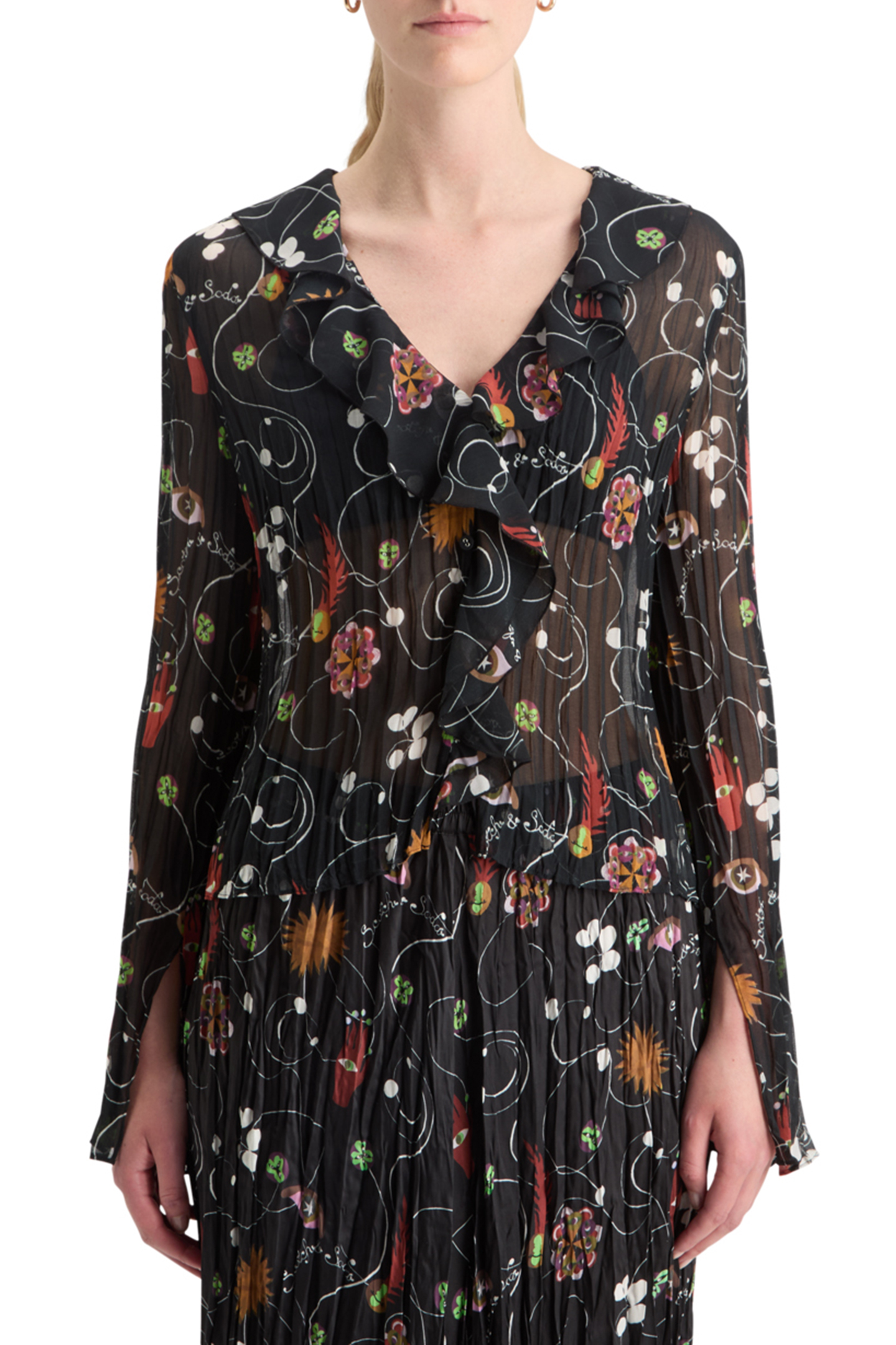 RUFFLED TOP FREE MIND by Scotch & Soda