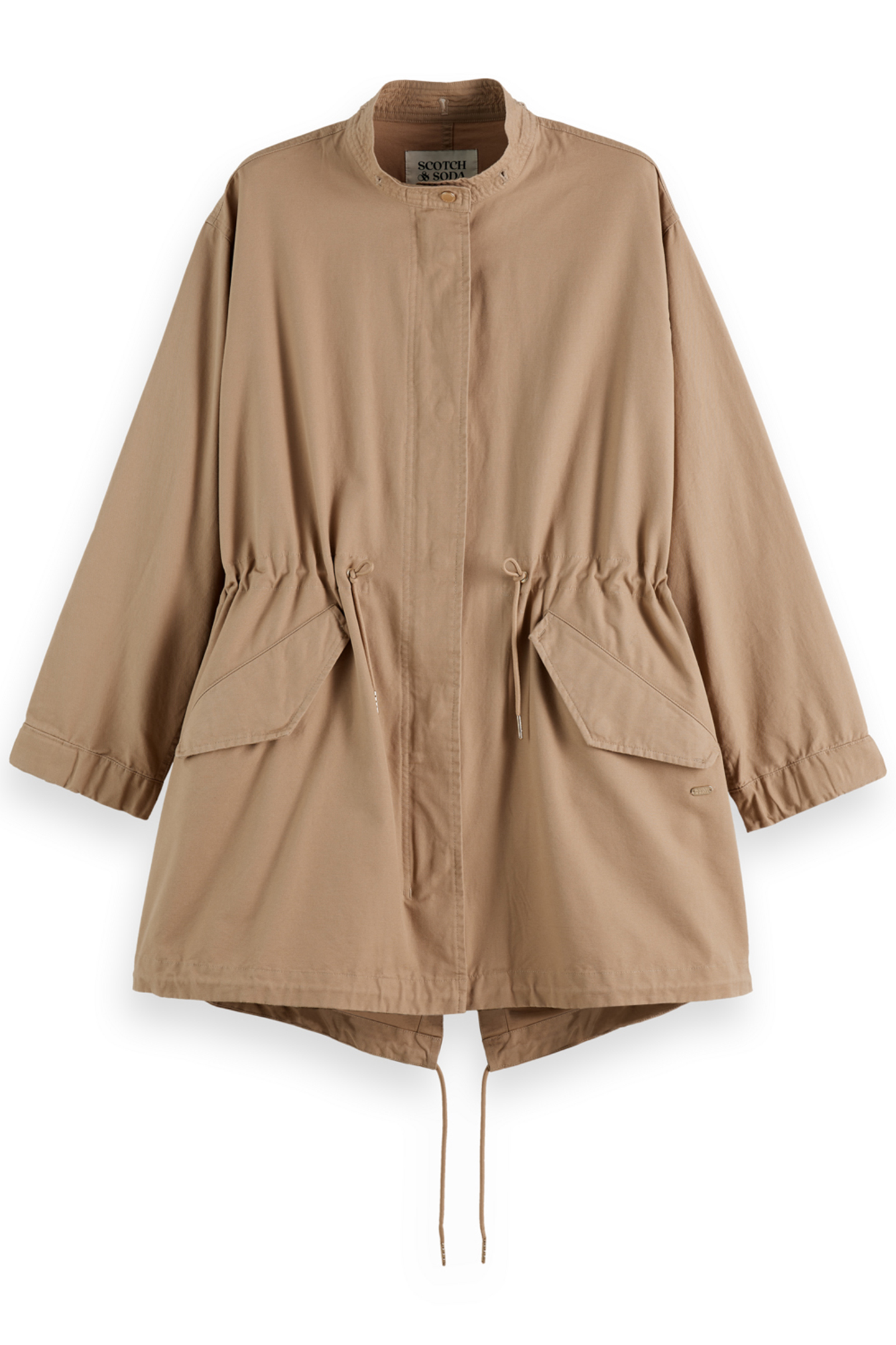 COTTON WASHED PARKA DESERT SAND 3