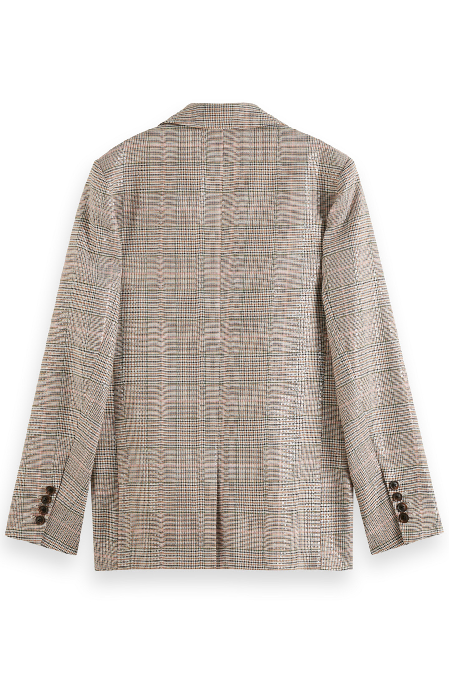 SEQUIN PRINCE OF WALES CHECK BOYFRIEND SB BLAZER SEQUIN PRIN 5
